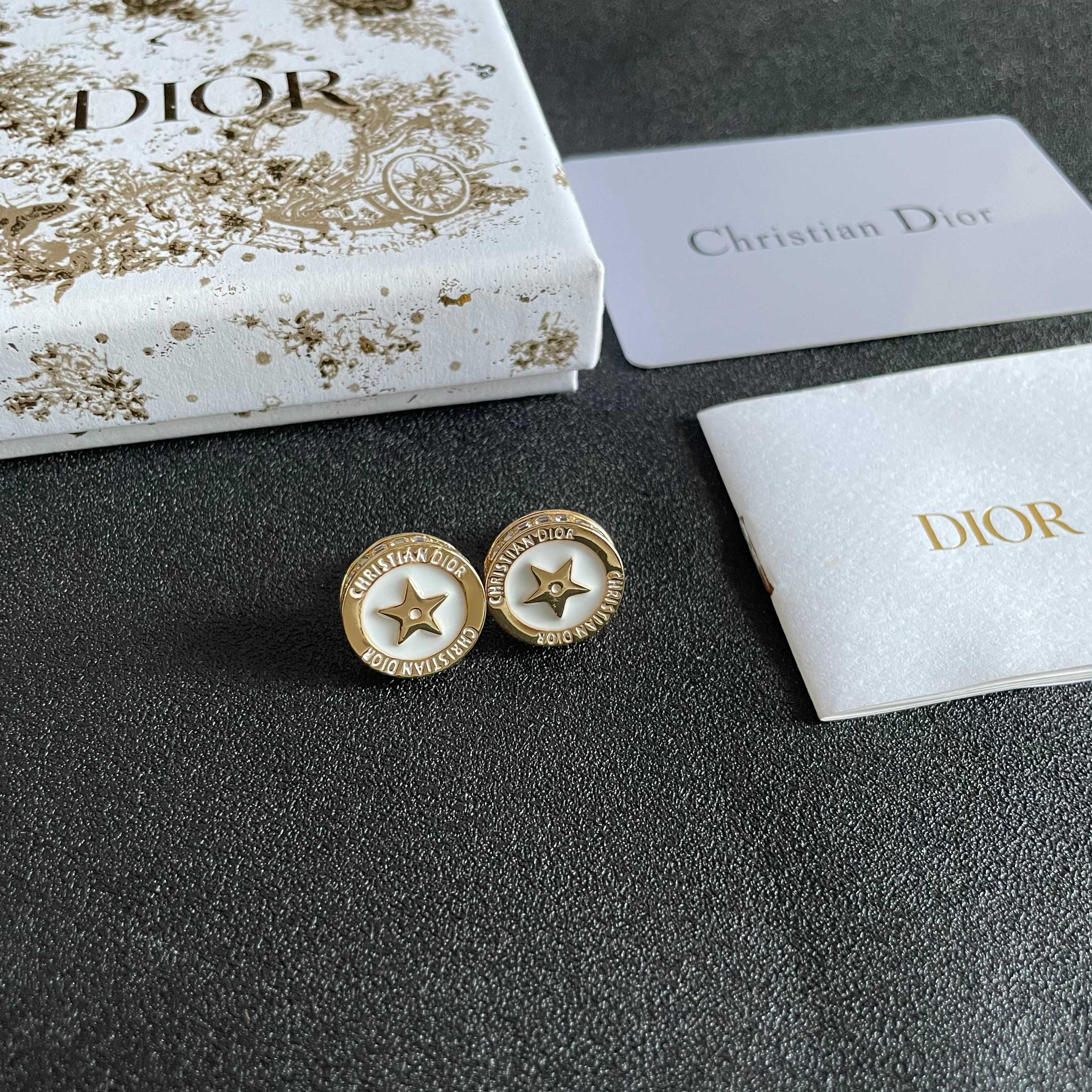 Dior Dior 迪奥 中古 耳环 一致上新 精选 黄铜材质 甜美气质高