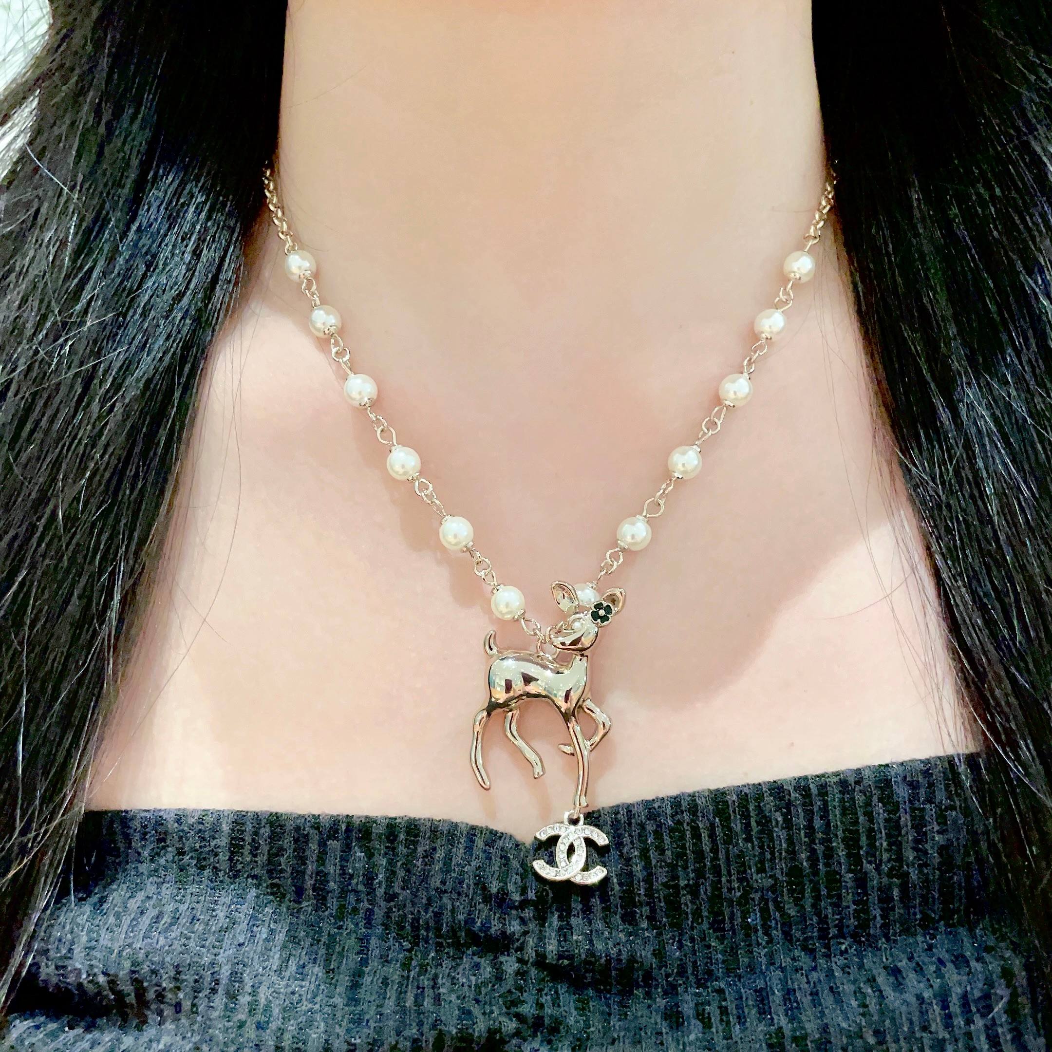 Chanel香奈儿 中古 项链👀小香家的款式真心无需多介绍😘🎶每一款都超好看，精致大方，非常显气质.
