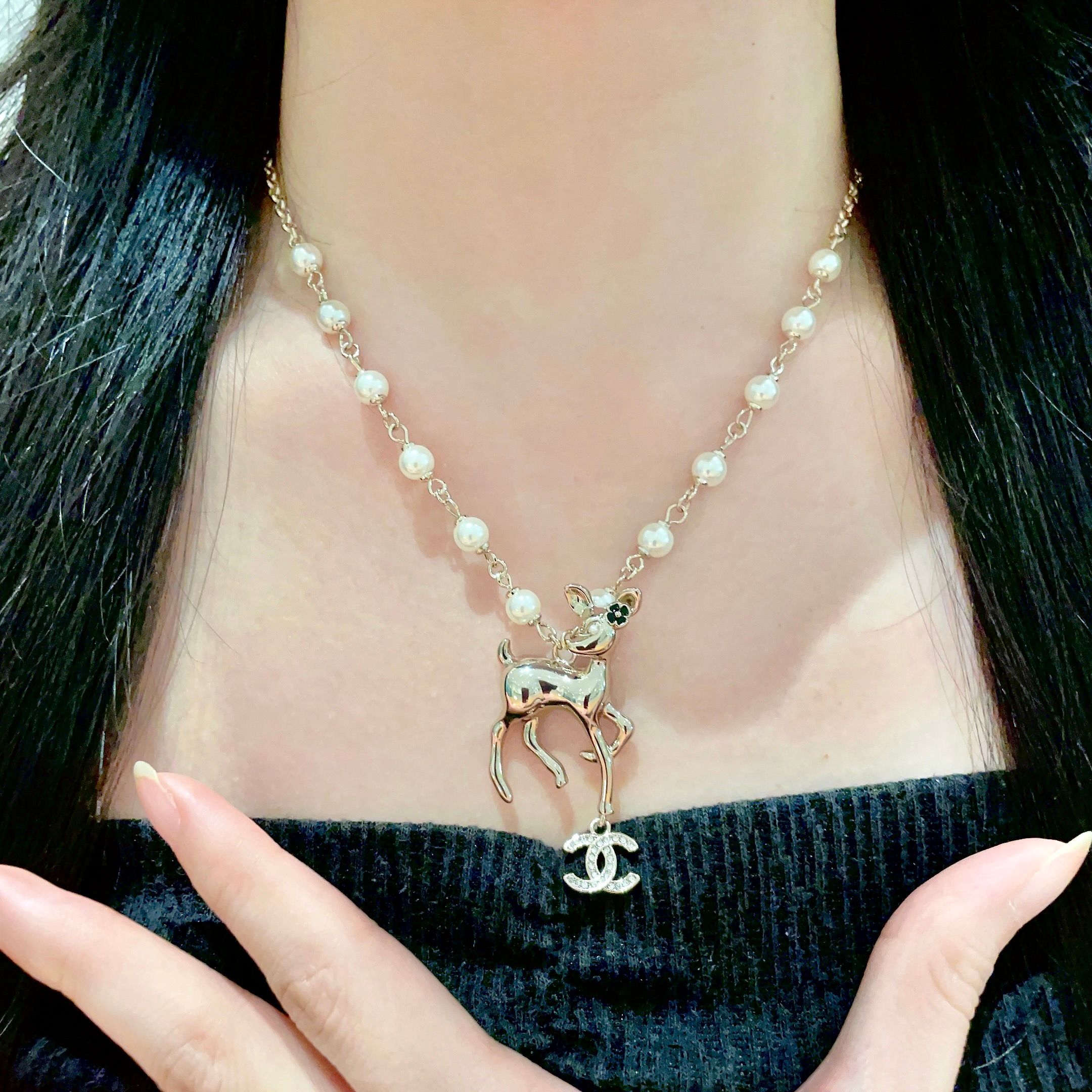 Chanel香奈儿 中古 项链👀小香家的款式真心无需多介绍😘🎶每一款都超好看，精致大方，非常显气质.
