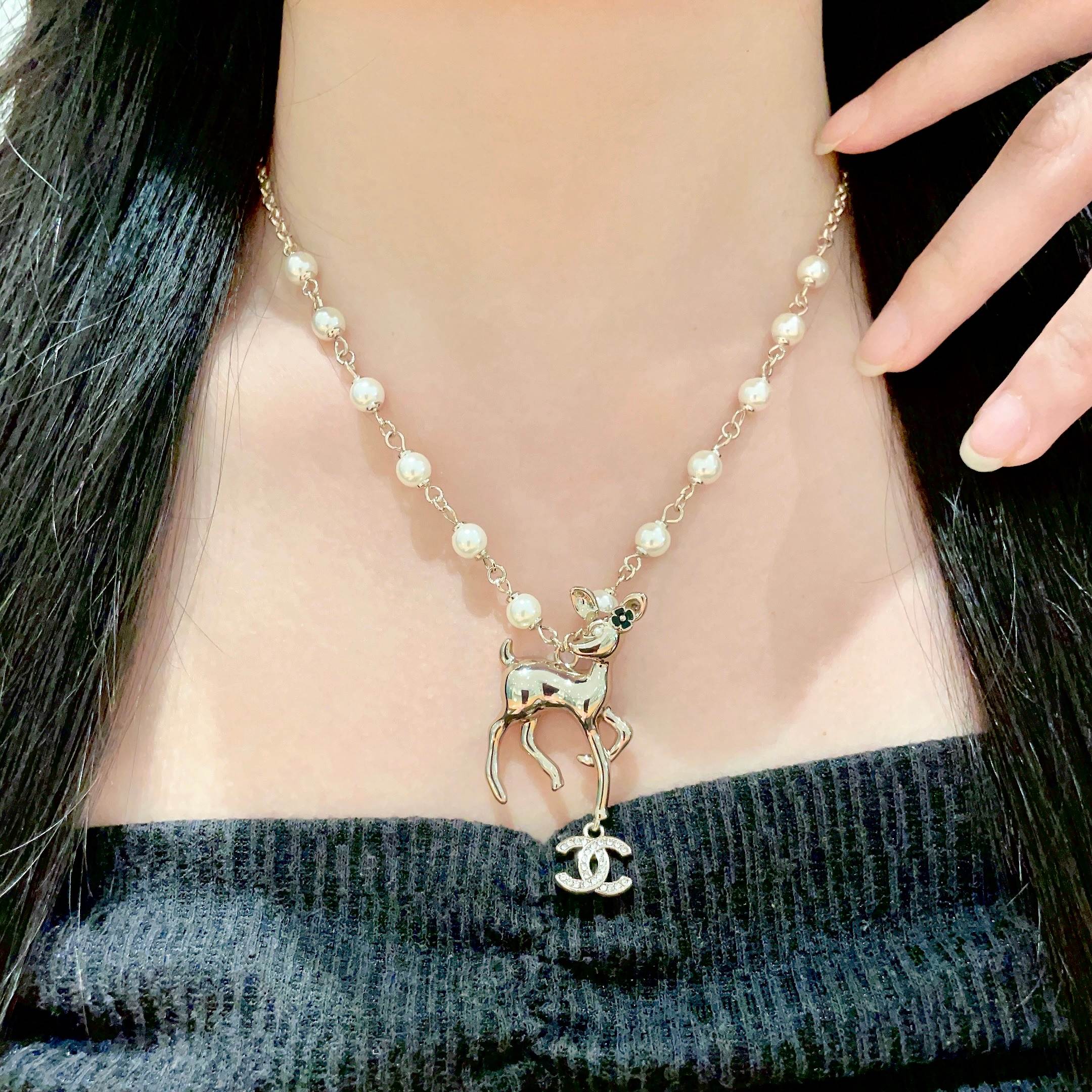 Chanel Chanel香奈儿 中古 项链 小香家的款式真心无需多介绍 每一款都超 ，大方，非常显气质