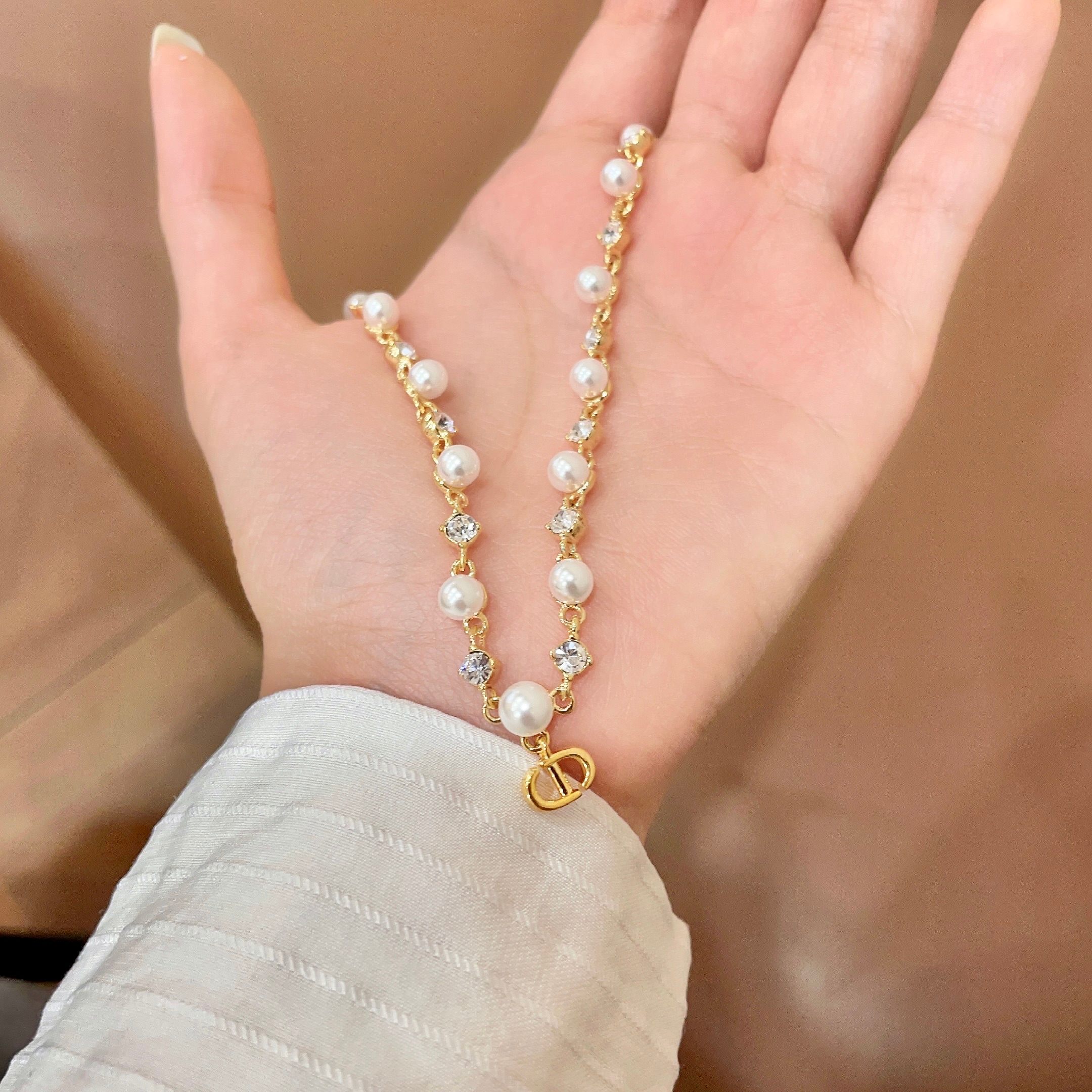 Dior Dior 迪奥 中古 项链 一致上新 精选 黄铜材质 甜美气质高雅