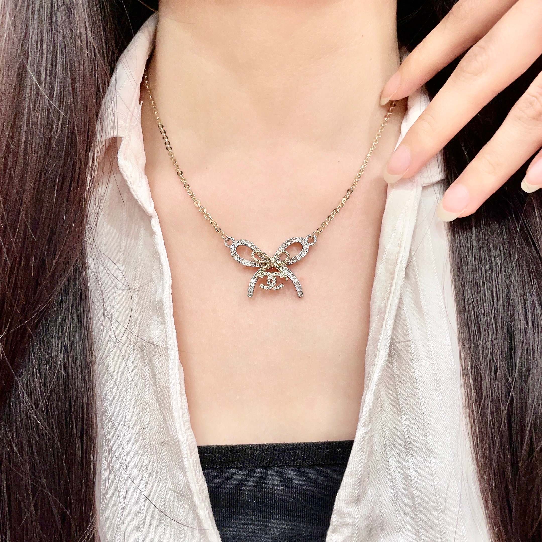 Chanel Chanel香奈儿 中古 项链 小香家的款式真心无需多介绍 每一款都超 ，大方，非常显气质