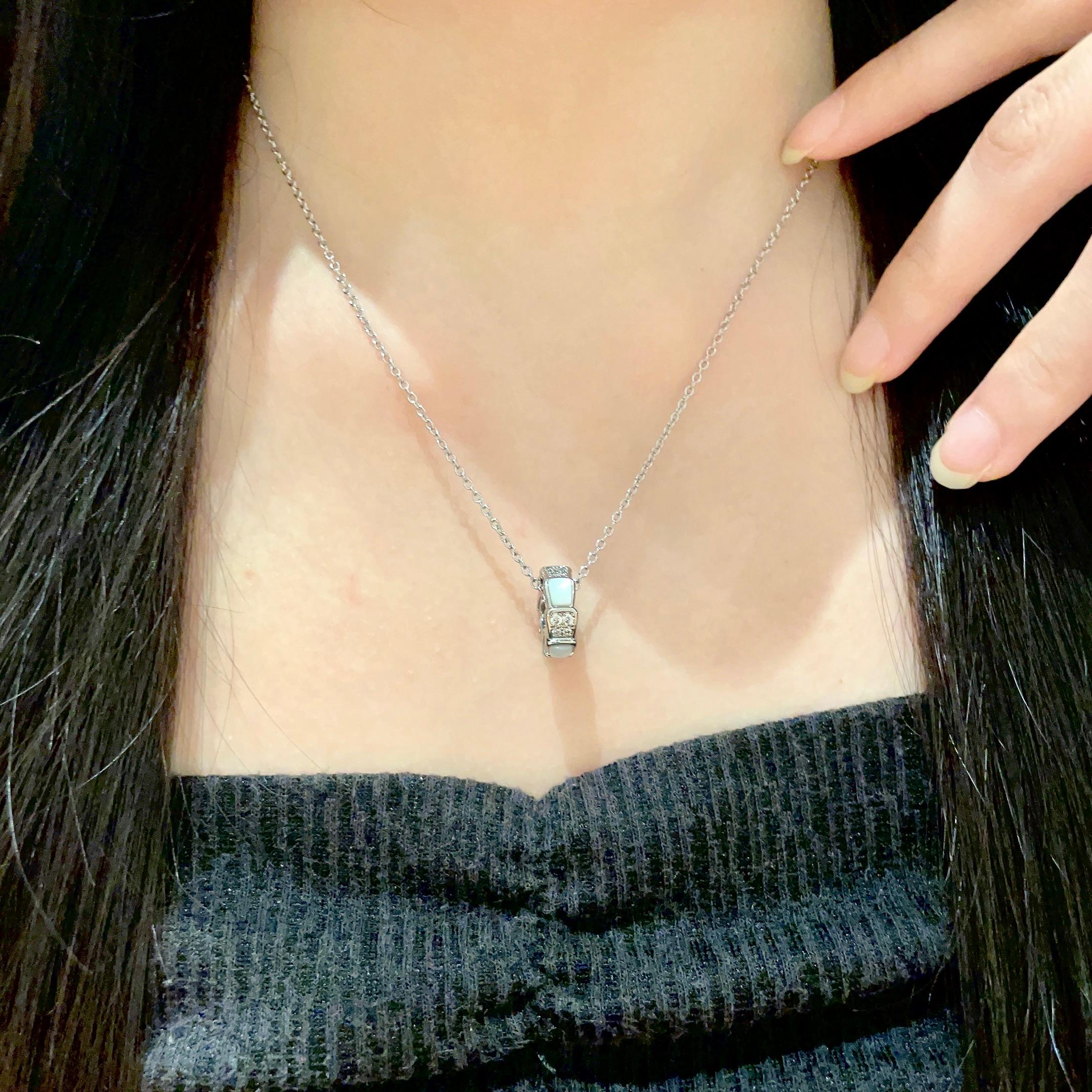Bvlgari 宝格丽 项链 最新 高级 扣 刻字 质感十足 重工打造 高端亚金 定制 看做工看细节看字印看石头
