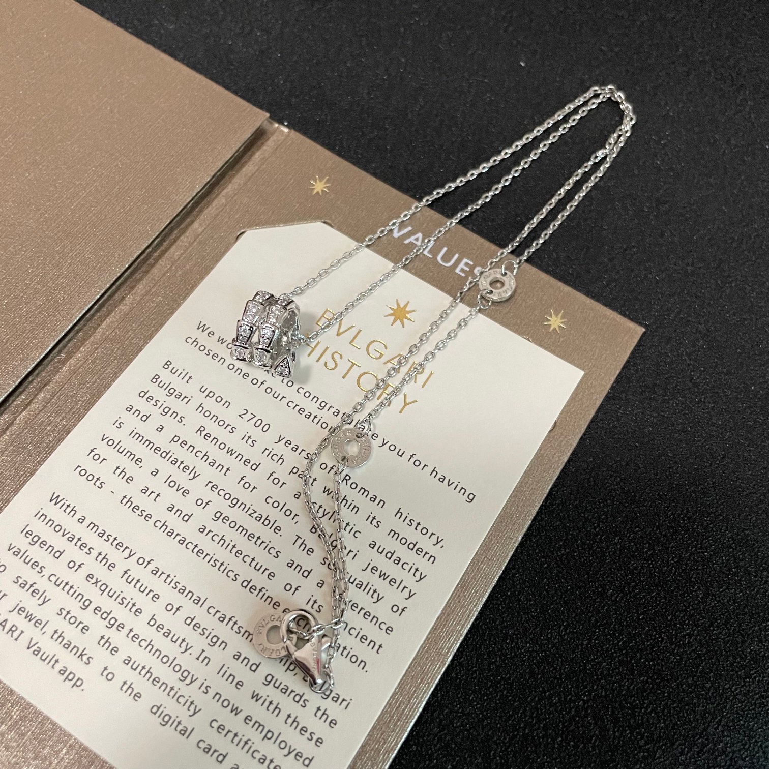 Bvlgari 精工版本 BVLGARI宝格丽蛇项链