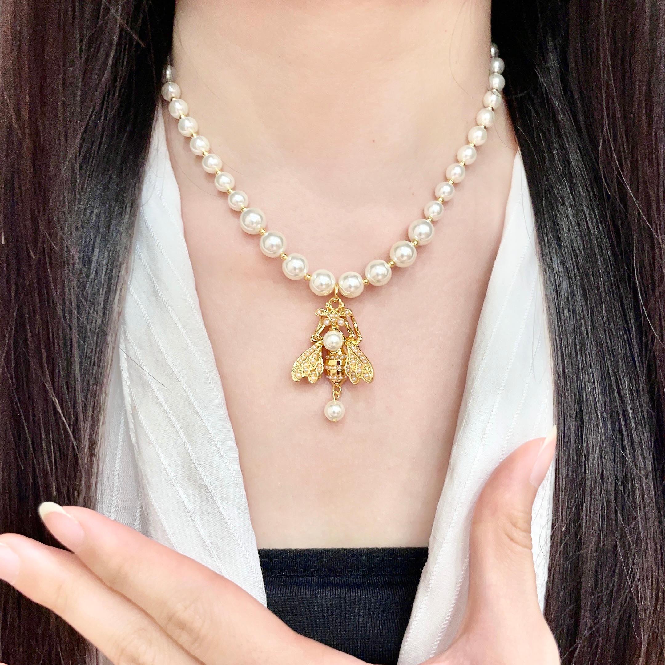 👑Dior 迪奥  中古 项链 专柜一致上新 精选原版一致 黄铜材质 甜美气质高雅.