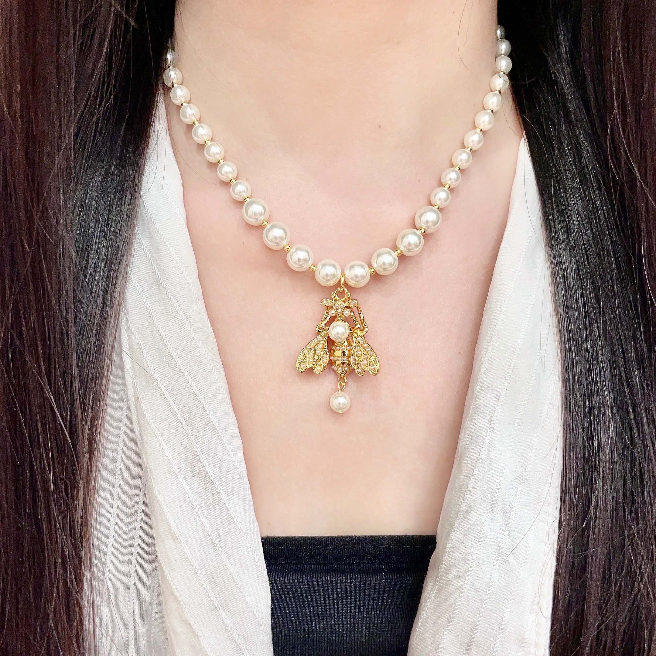 👑Dior 迪奥  中古 项链 专柜一致上新 精选原版一致 黄铜材质 甜美气质高雅.