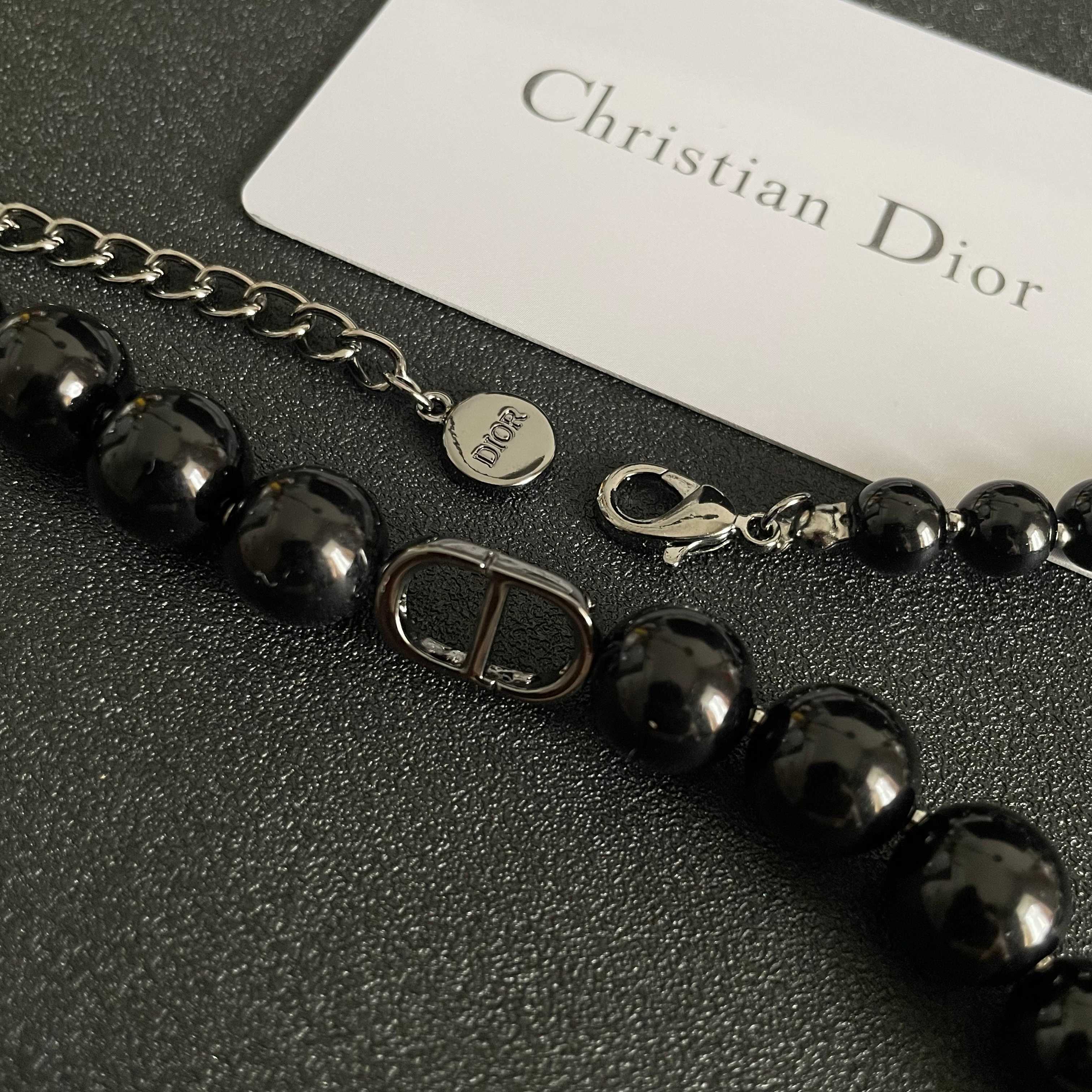 👑Dior 迪奥  中古 项链 专柜一致上新 精选原版一致 黄铜材质 甜美气质高雅.