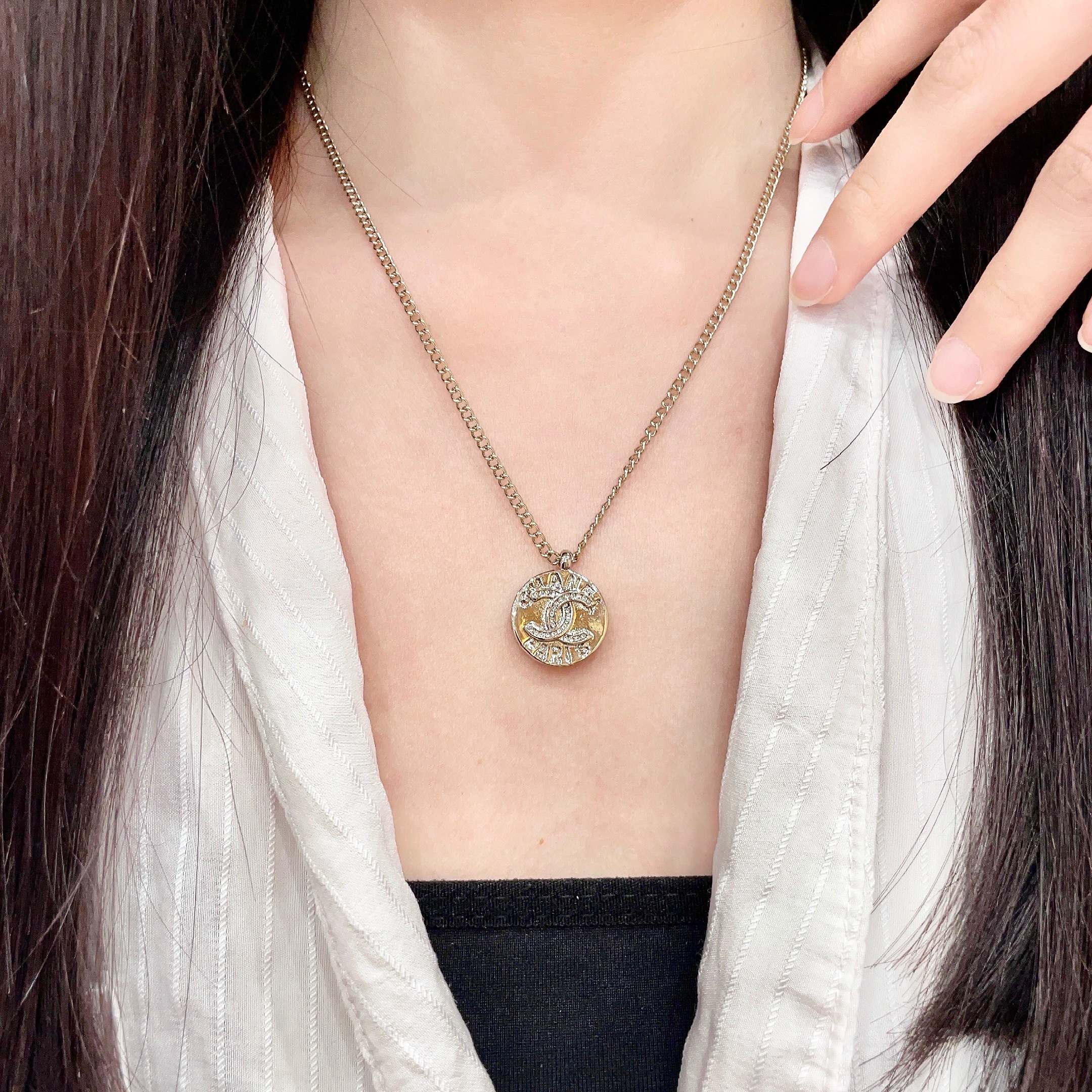 Chanel香奈儿 中古 项链👀小香家的款式真心无需多介绍😘🎶每一款都超好看，精致大方，非常显气质