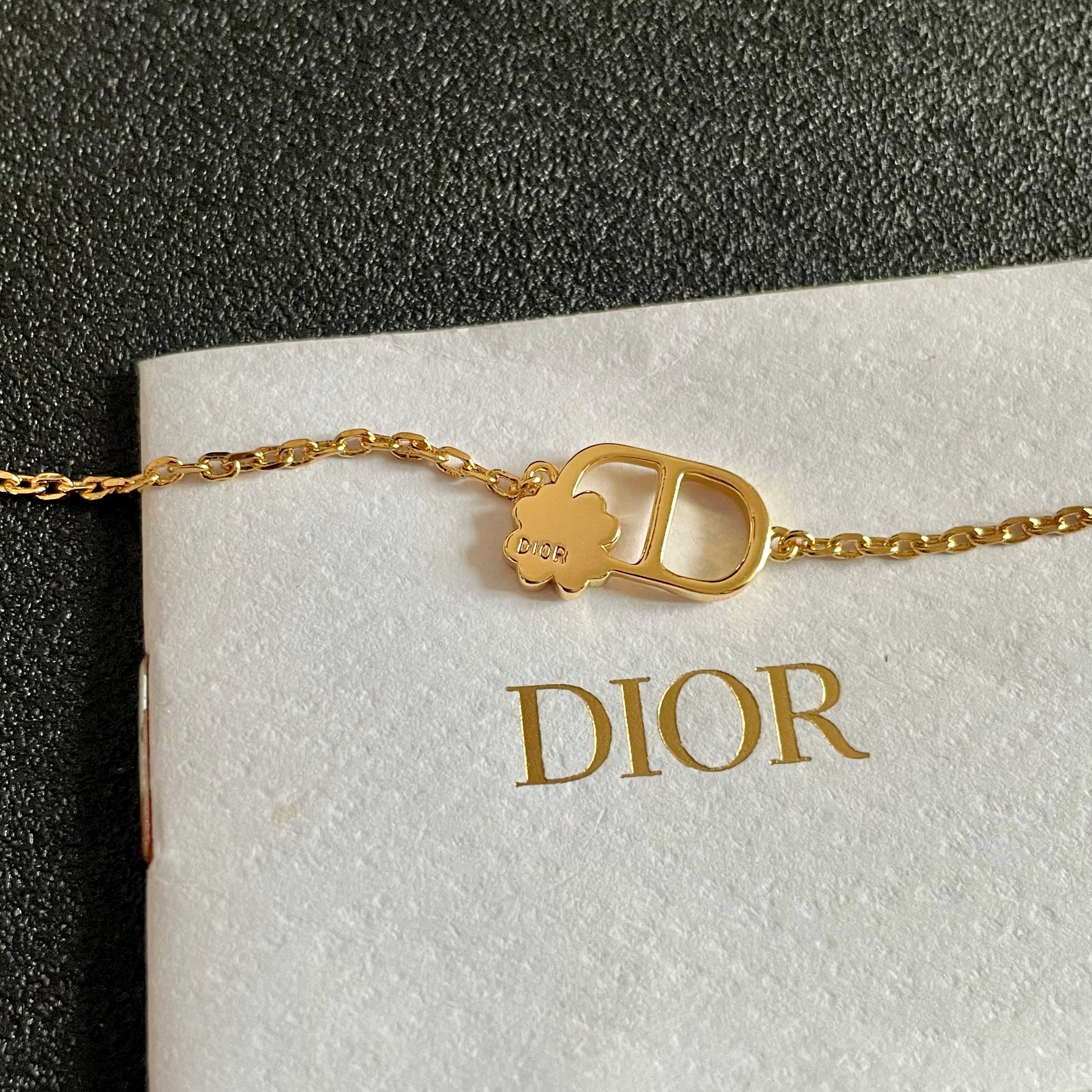 👑Dior 迪奥  中古 手链 专柜一致上新 精选原版一致 黄铜材质 甜美气质高雅.