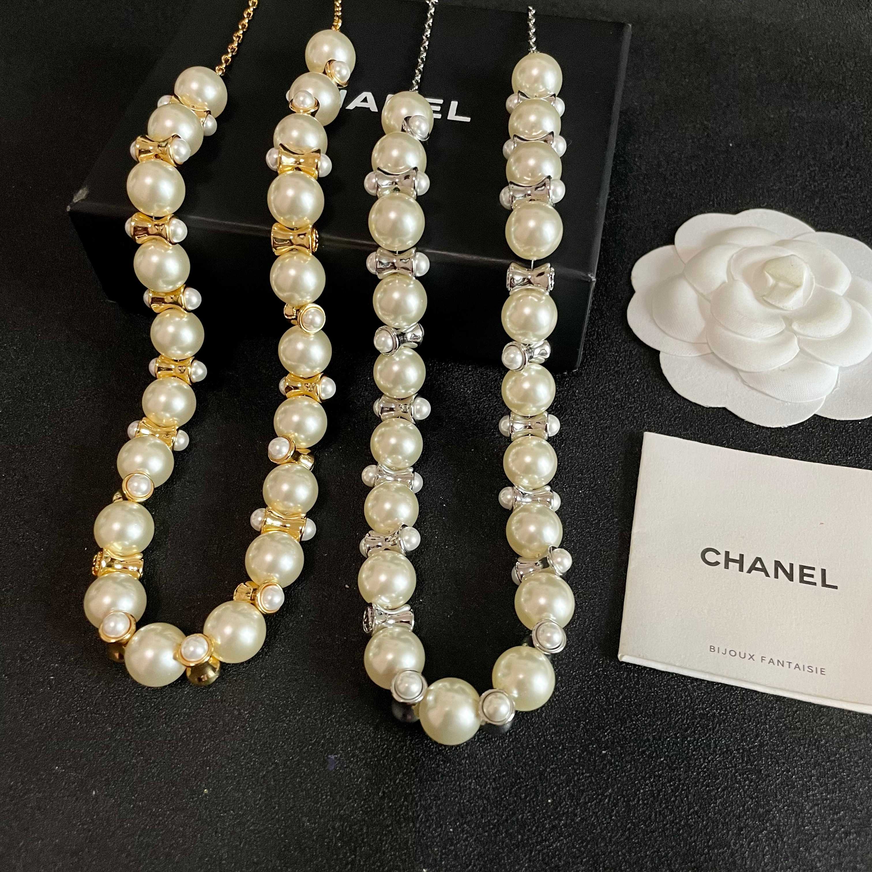 Chanel香奈儿 中古 项链👀小香家的款式真心无需多介绍😘🎶每一款都超好看，精致大方，非常显气质