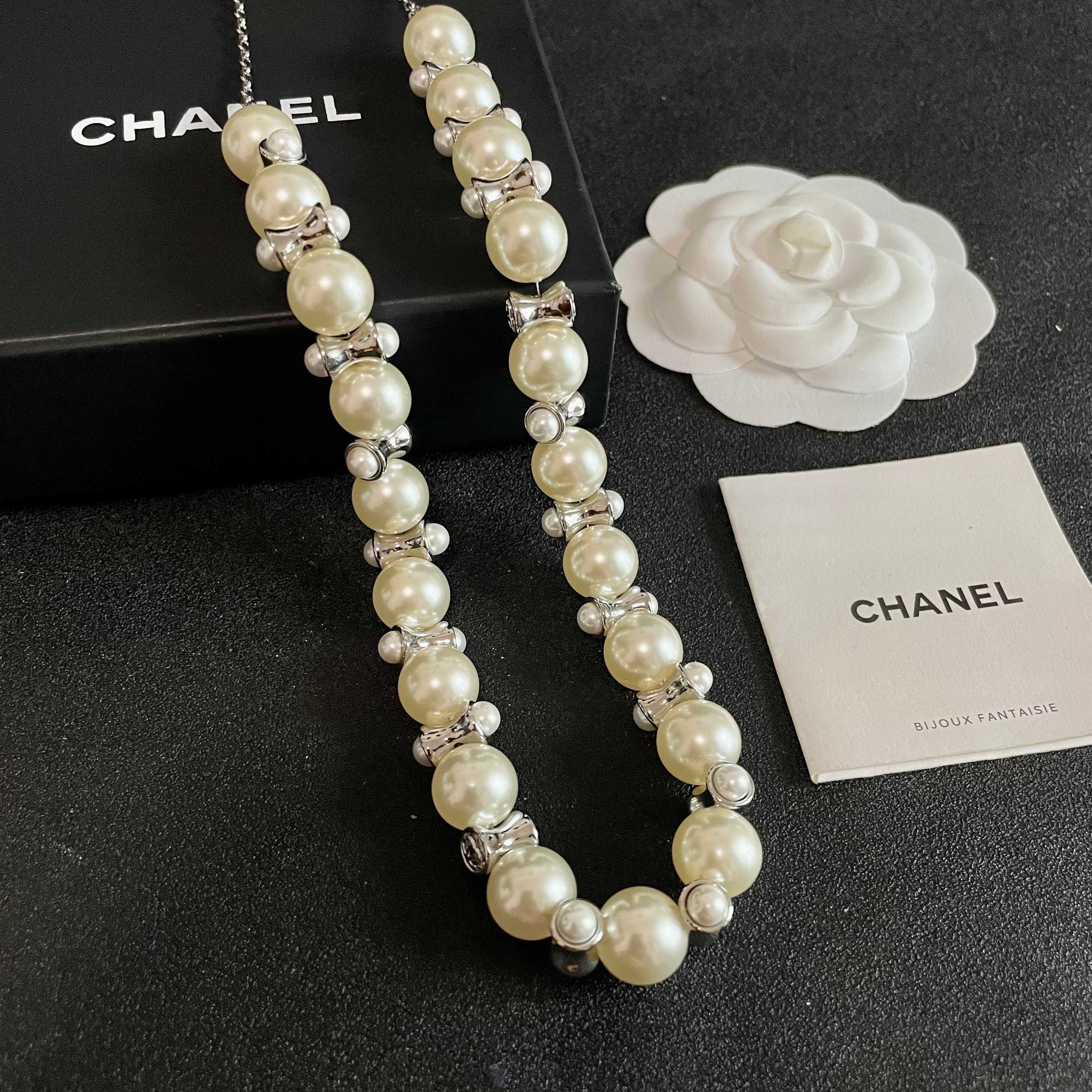 Chanel香奈儿 中古 项链👀小香家的款式真心无需多介绍😘🎶每一款都超好看，精致大方，非常显气质