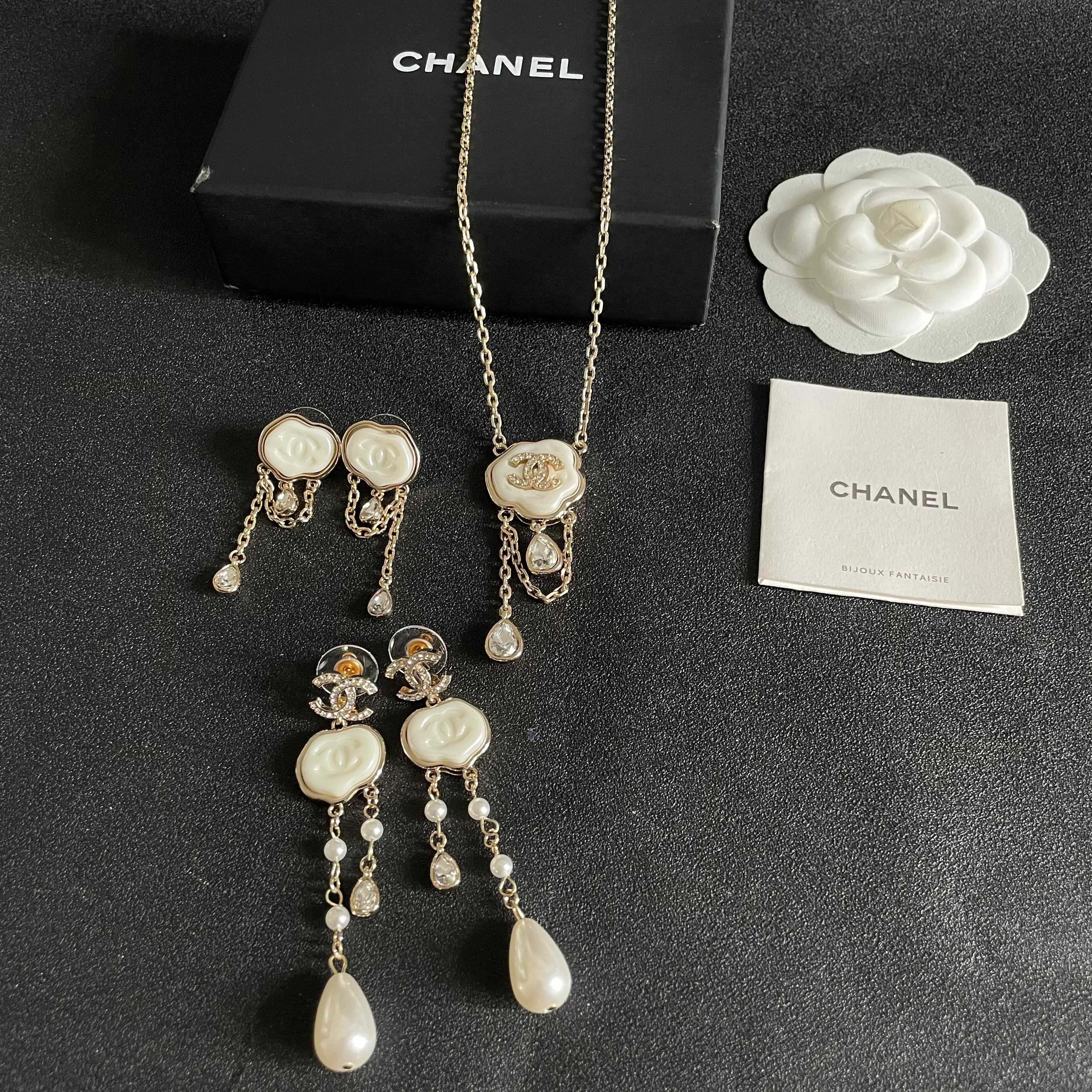 Chanel Haute Couture Haute Joaillerie Fine Jewelry Earrings Necklace 5