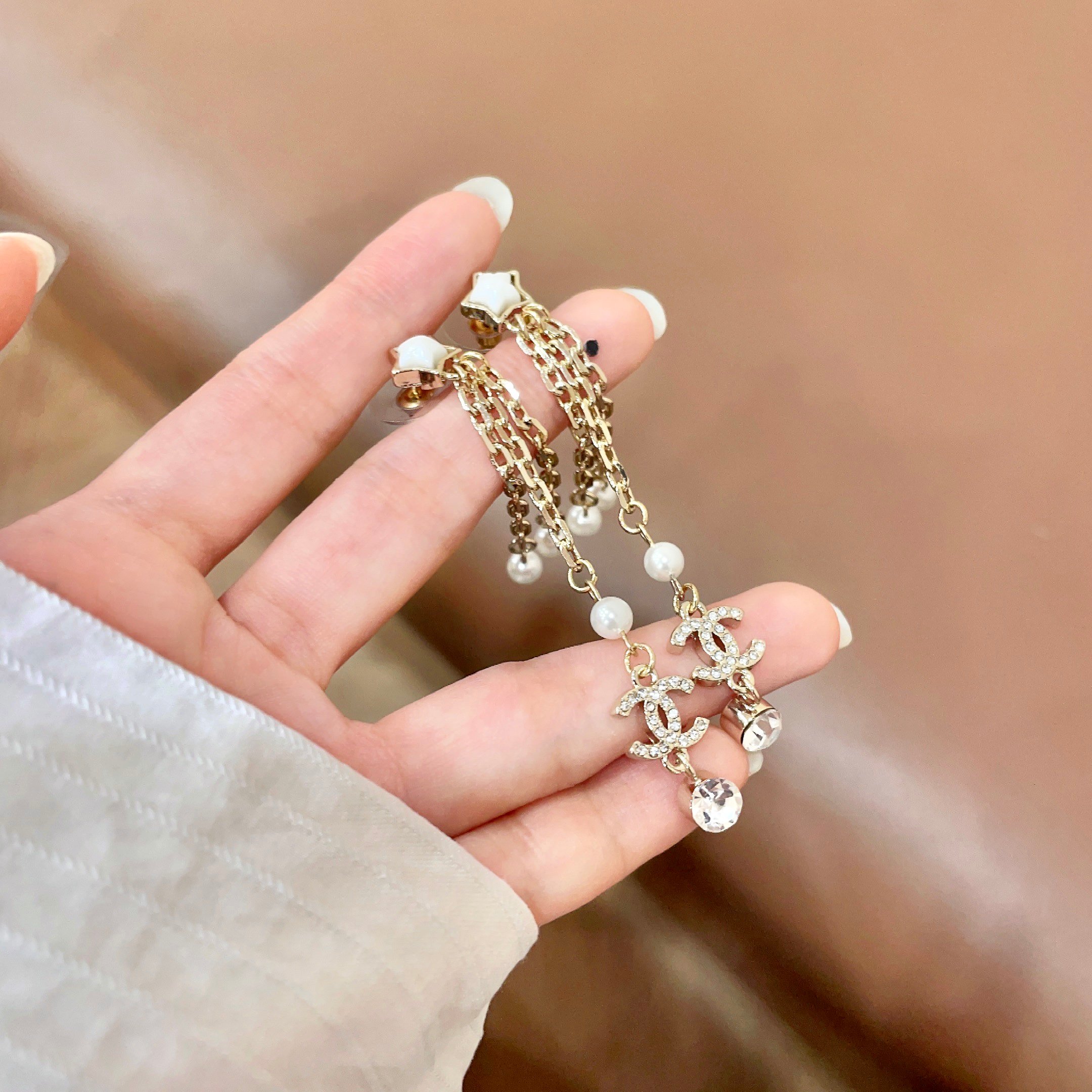 Chanel Haute Couture Haute Joaillerie Fine Jewelry Earrings Necklace 4