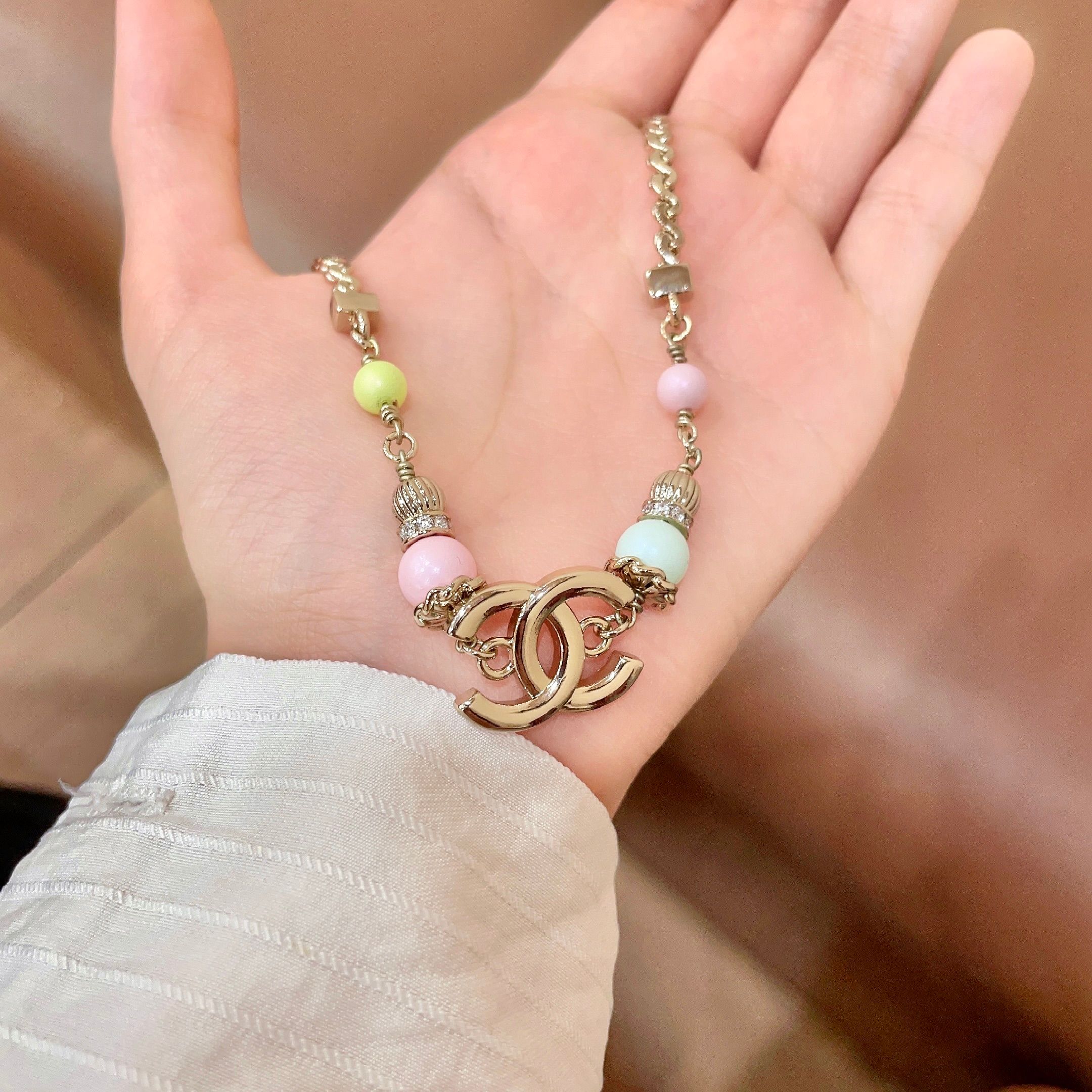 Chanel香奈儿 中古 项链👀小香家的款式真心无需多介绍😘🎶每一款都超好看，精致大方，非常显气质.