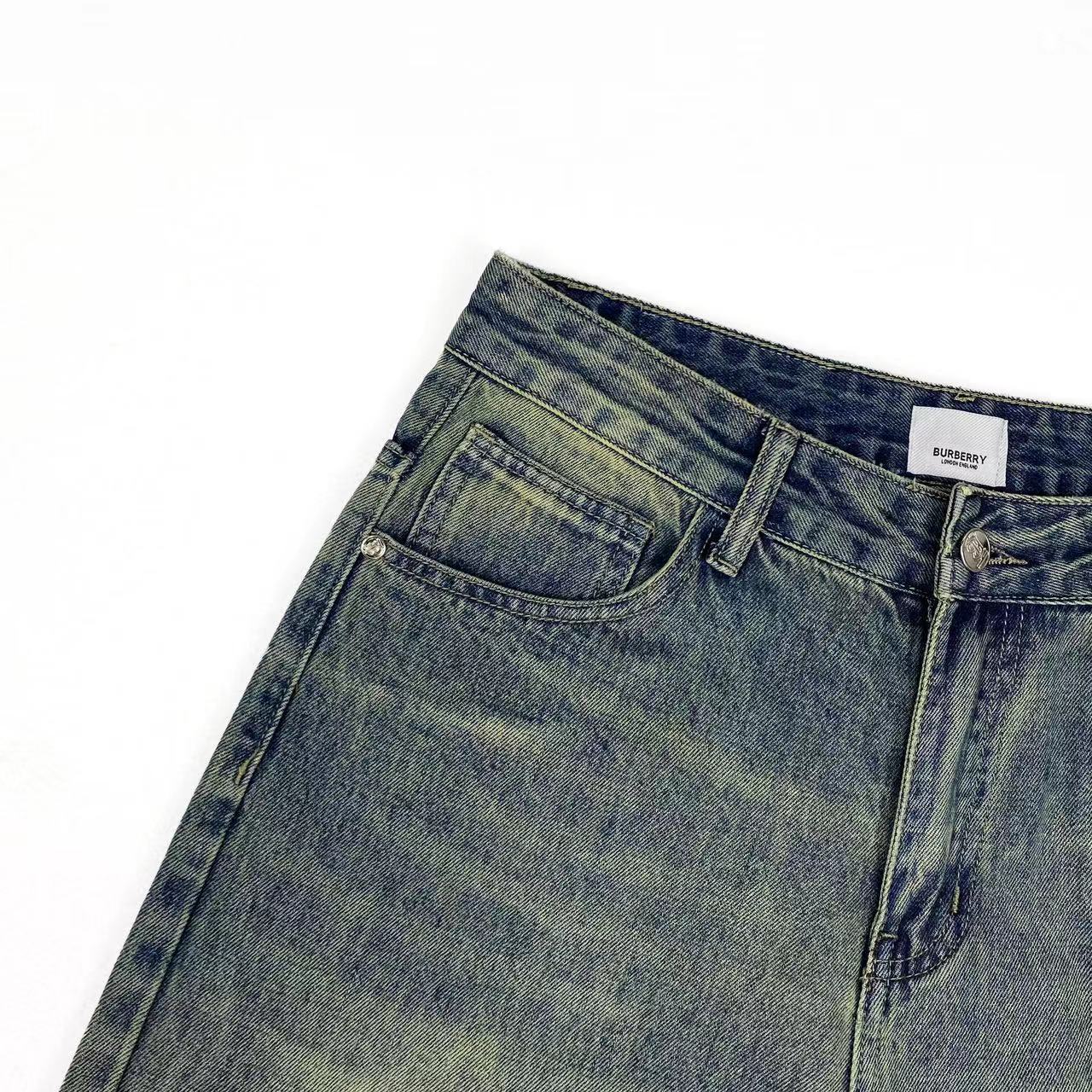 “Burberry Barbara 2024 Early Spring New Money Exclusive Broad-Legged Jeans High-End Edition” - 图片 9