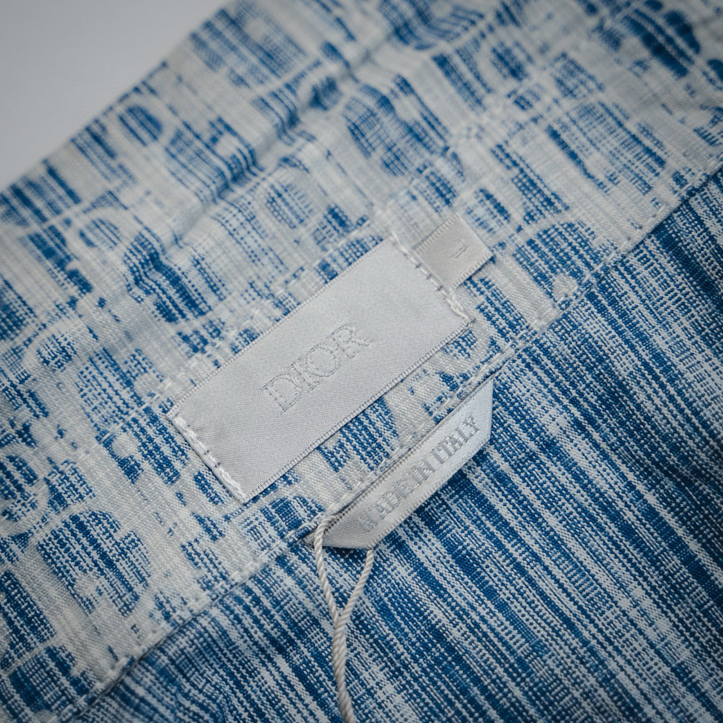 Dior/迪奥 22ss 经典满印老花牛仔衬衫外套