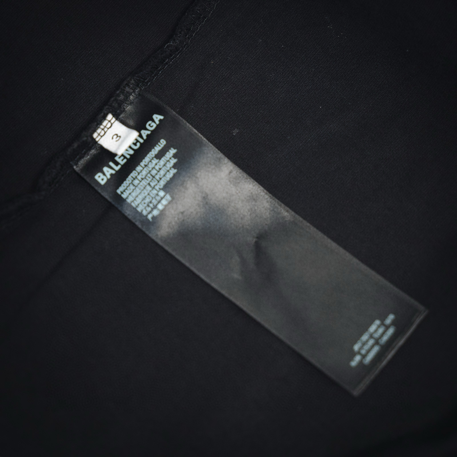 Balenciaga巴黎世家BLCG 胶带字母短袖T恤