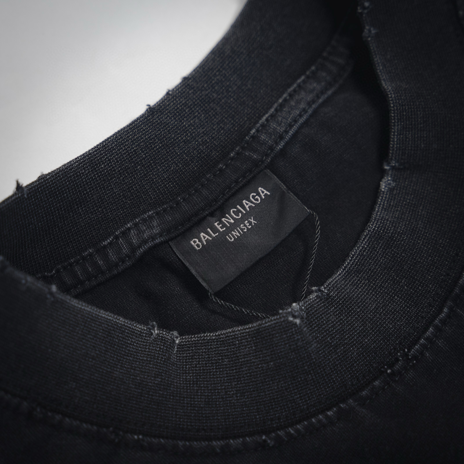 Balenciaga巴黎世家BLCG 胶带字母短袖T恤