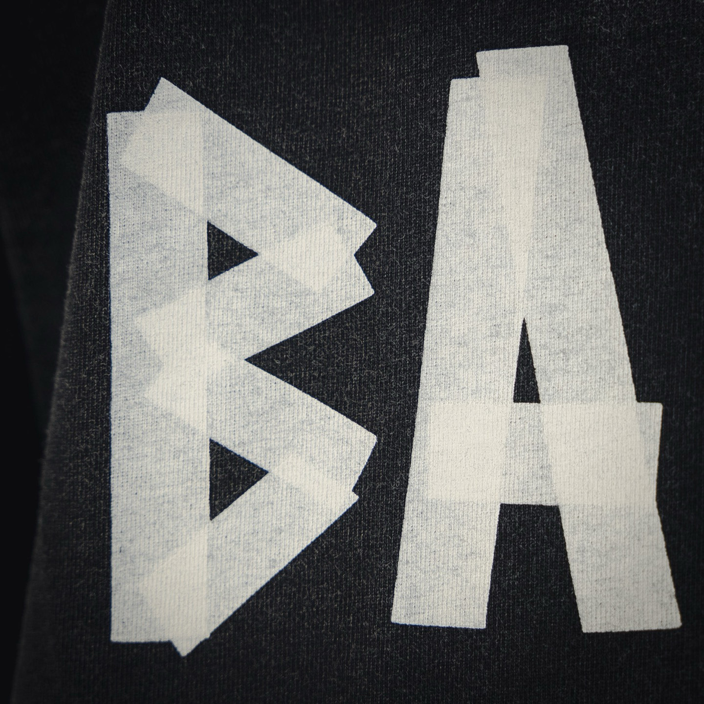 Balenciaga/巴黎世家 洗水工艺胶印胶带字母短袖T恤