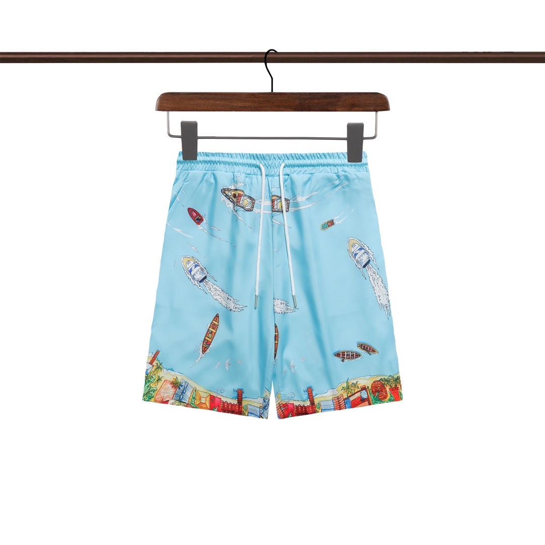 YIS Q285# Pants YIS K92# Casablanca Casablanca, new 2024, short-sleeve shirt (package) M L XL 2XL 3XL - 图片 4