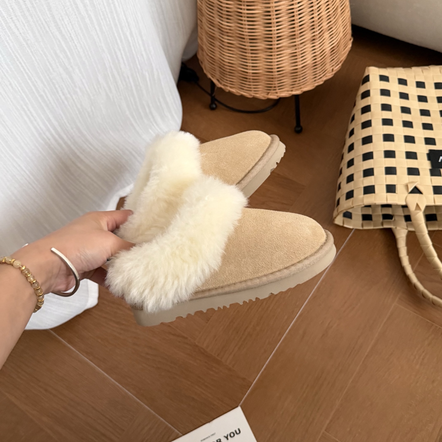 图片[2]-高版本 UGG 塔茨勒童鞋雪地靴 头层牛反绒面+羊毛内里+EVA大底 软软糯糯，又暖又萌，10mm羊毛，毛绒绒超可爱 尺码：25 27 29 31 33-选品中心