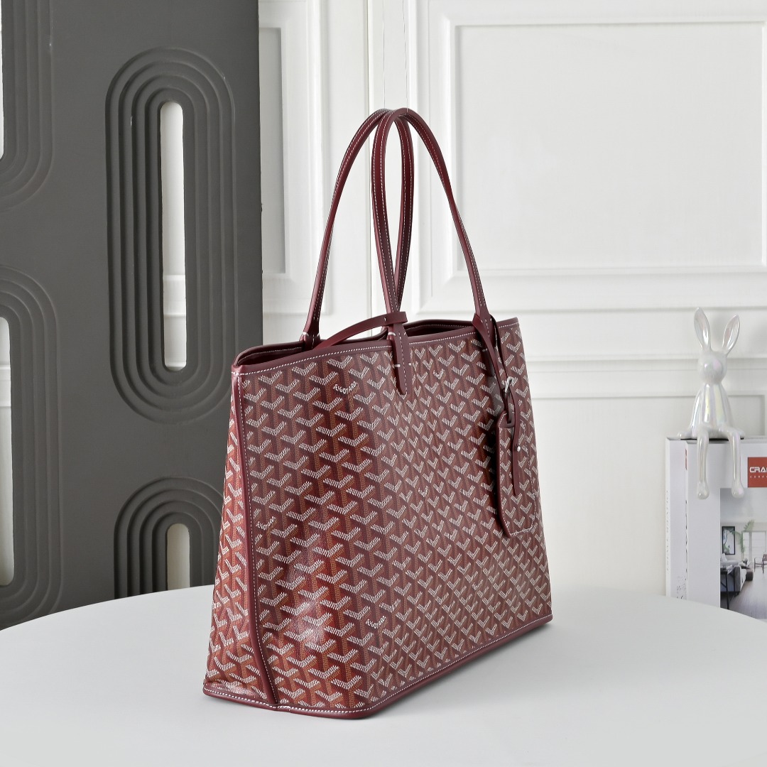 【工厂直销】双面大号对版升级版。❤️goyard（戈雅）经多次研究与改良，不断提升面料与皮质，全方位独家