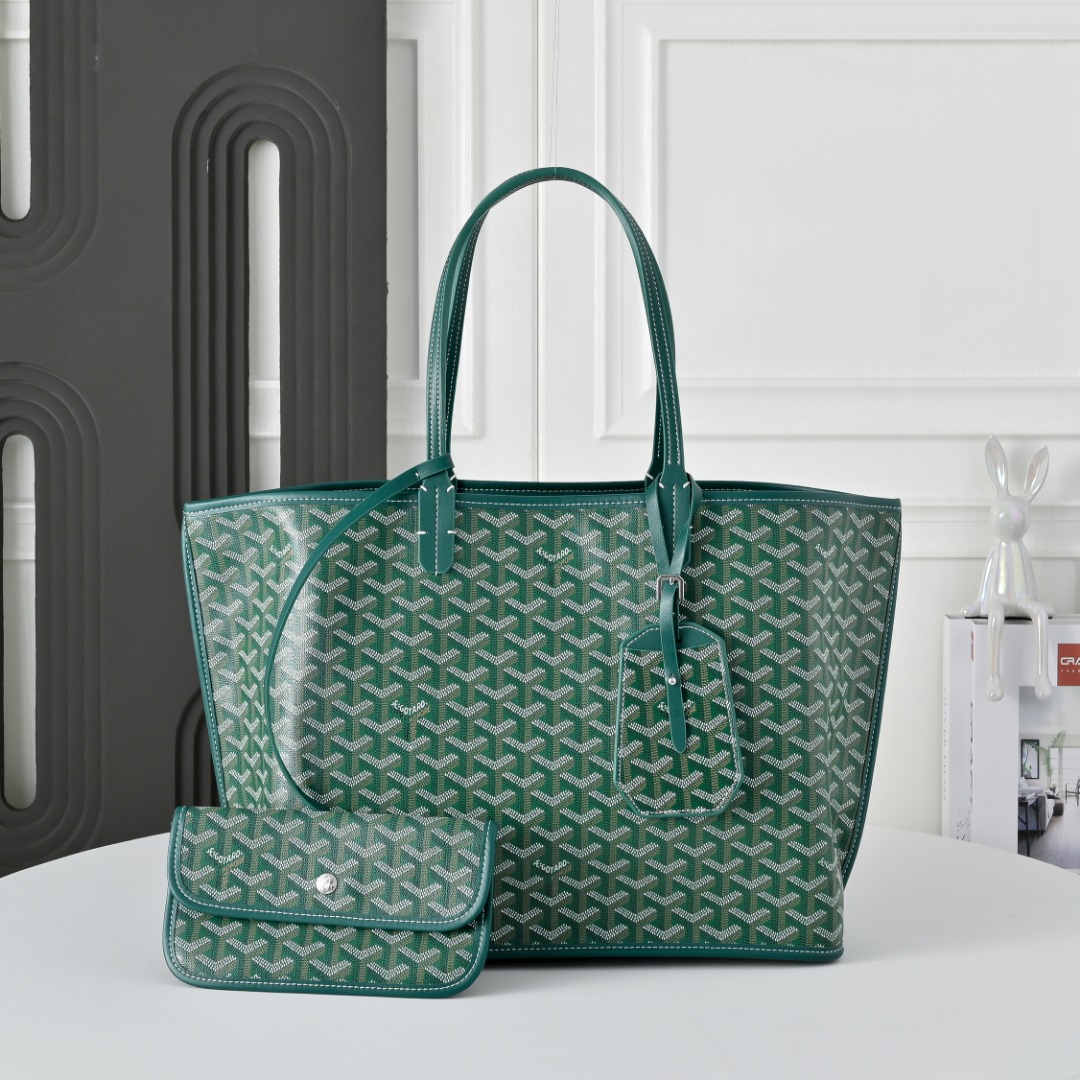 【工厂直销】双面中号对版升级版。❤️goyard（戈雅）经多次研究与改良，不断提升面料与皮质，全方位独家
