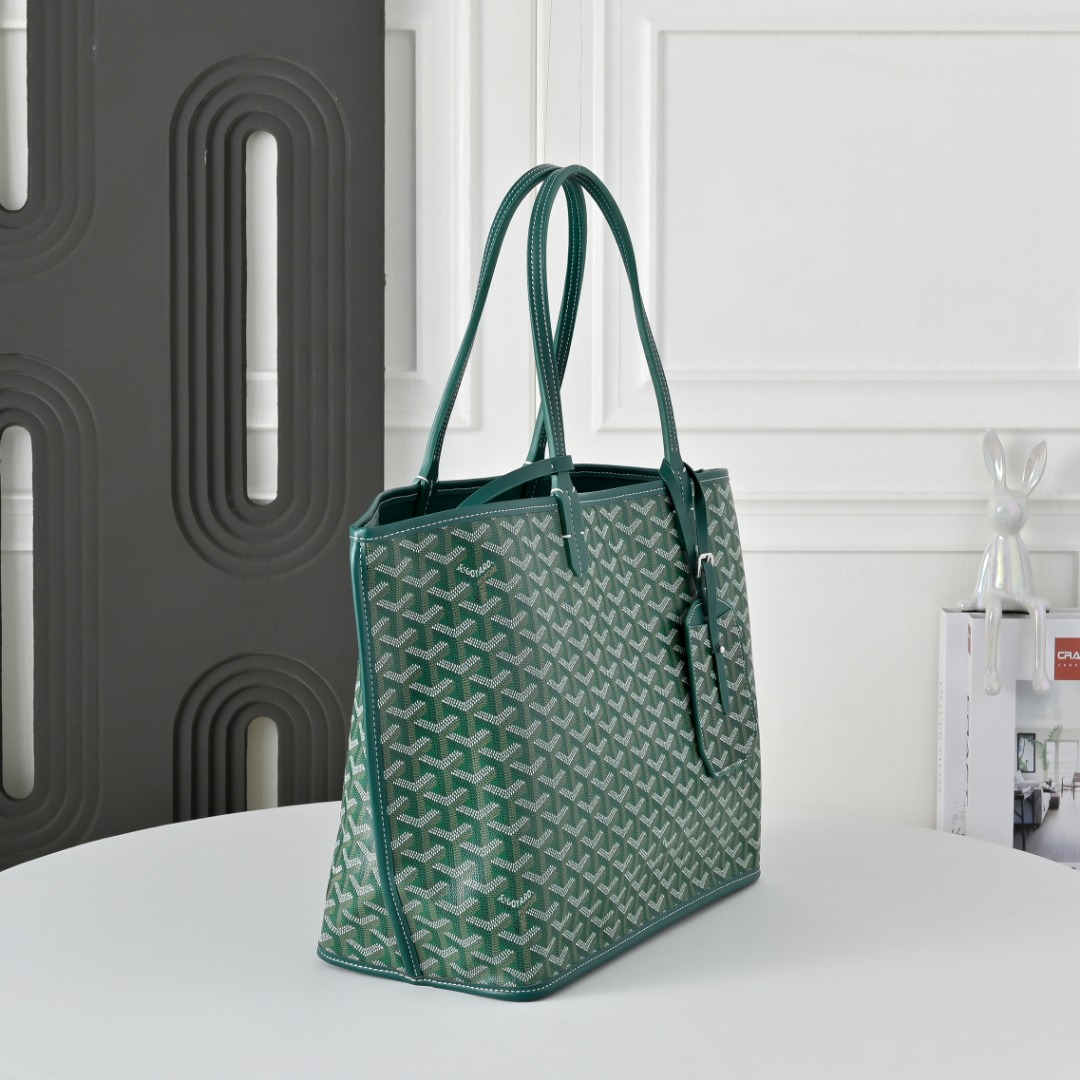 【工厂直销】双面中号对版升级版。❤️goyard（戈雅）经多次研究与改良，不断提升面料与皮质，全方位独家