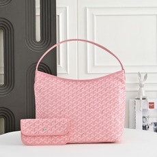 【工厂直销】粉色Goyard Hobo Bohème 流浪包腋下包,灵感来自波西米亚流浪的生活哲学,两大 【工厂直销】粉色Goyard Hobo Bohème 流浪包腋下包,灵感来自波西米亚流浪的生活哲学,两大