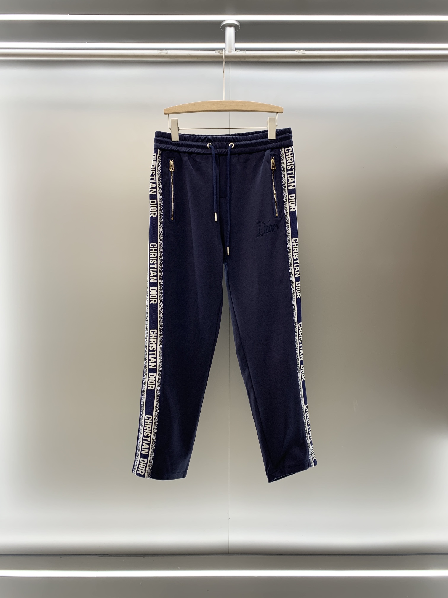 Dior Kleding Broek Abrikos kleur Zwart Blauw KhakiName Unisex Mannen Herfst/winter collectie Fashion Casual