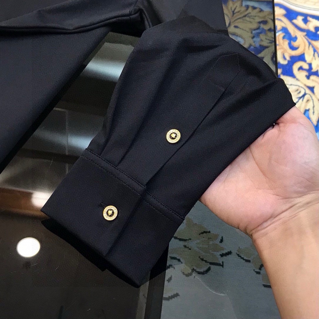   H*RMES 爱马仕新款男士原单休闲长袖衬衫 官网同步发售 ✨简洁时尚百搭 高端品质✨无缝切割包边 