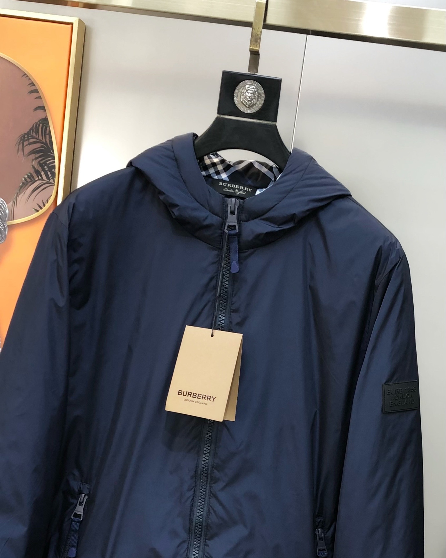 BURBE** 巴宝莉秋冬新款原单男士连帽羽绒服外套 ⚠️注意细节 ⚠️高端定制 爆款✨✨✨袖上绣