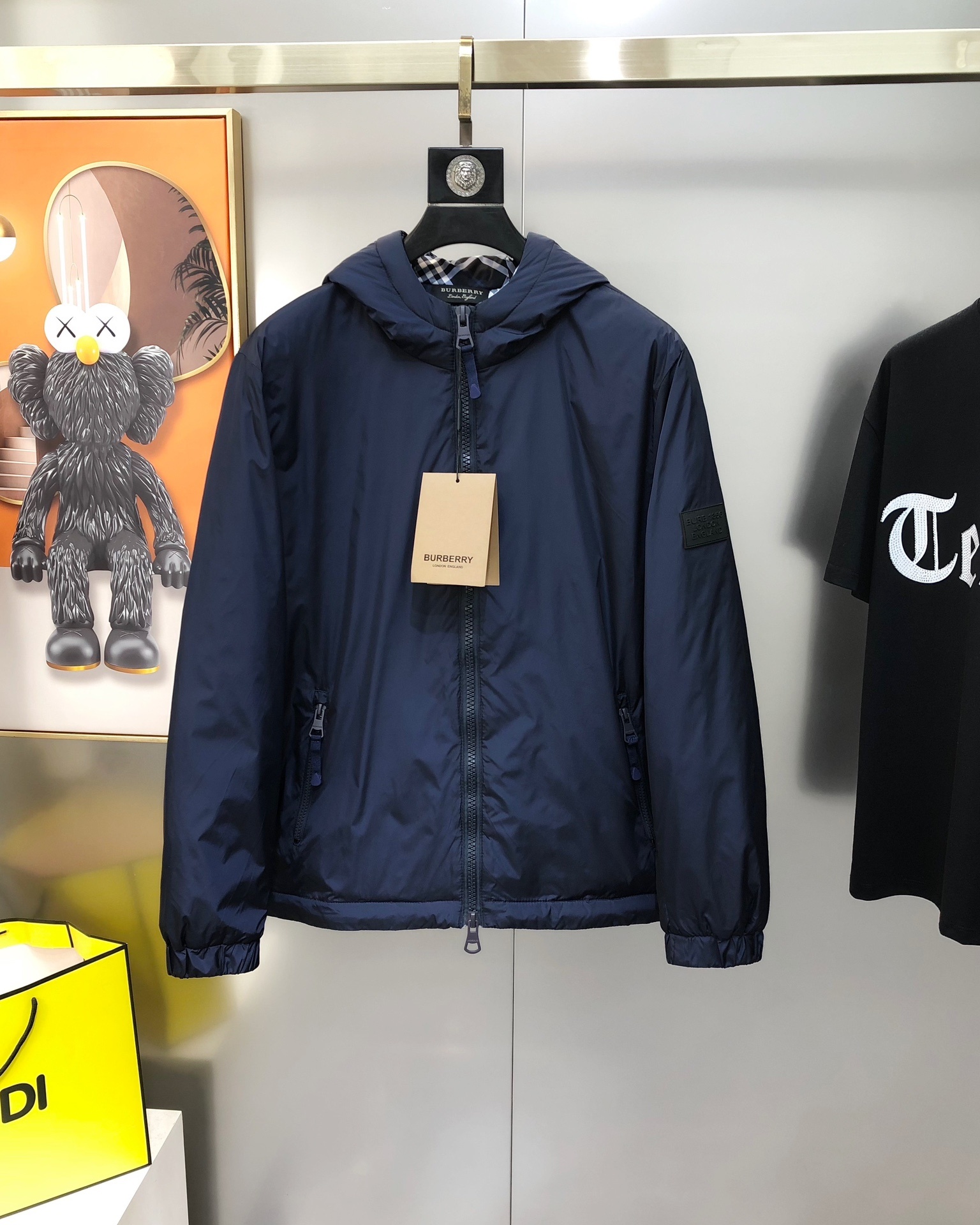 BURBE** 巴宝莉秋冬新款原单男士连帽羽绒服外套 ⚠️注意细节 ⚠️高端定制 爆款✨✨✨袖上绣