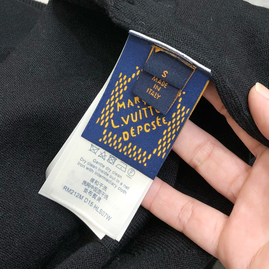   LV 路易威登2025早春新款男士原单圆领短袖针织毛衣 柜台同步售卖 ✨✨渠道货 高版本🔥🔥爆款 时