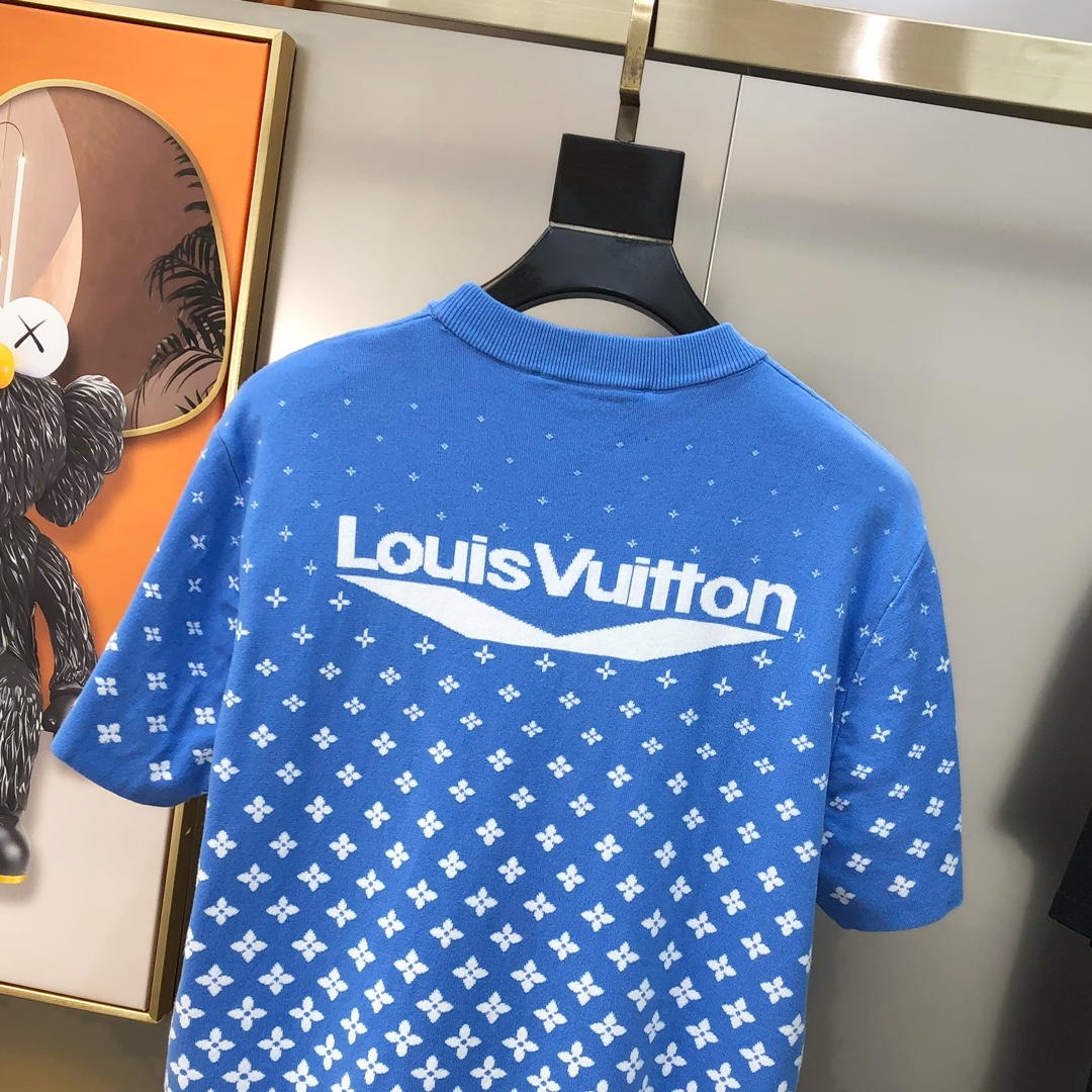   LV 路易威登2025早春新款男士原单圆领短袖针织毛衣 滑雪系列款 柜台同步售卖 ✨✨渠道货 高版本