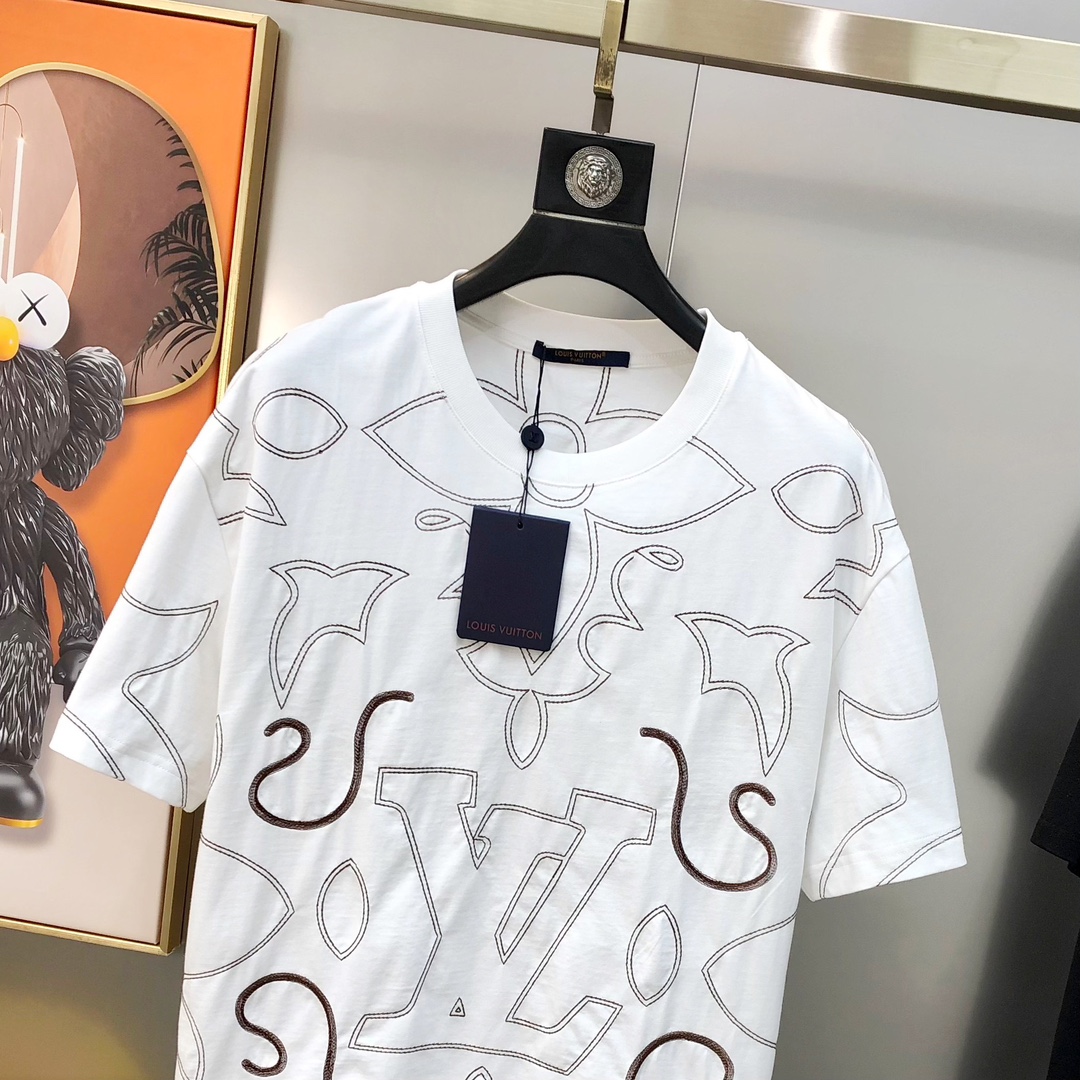   LV 路易威登2025早春新款原单男士圆领短袖T恤 专柜同步售卖 🔥🔥爆款✨✨高端品质 高版本 OS