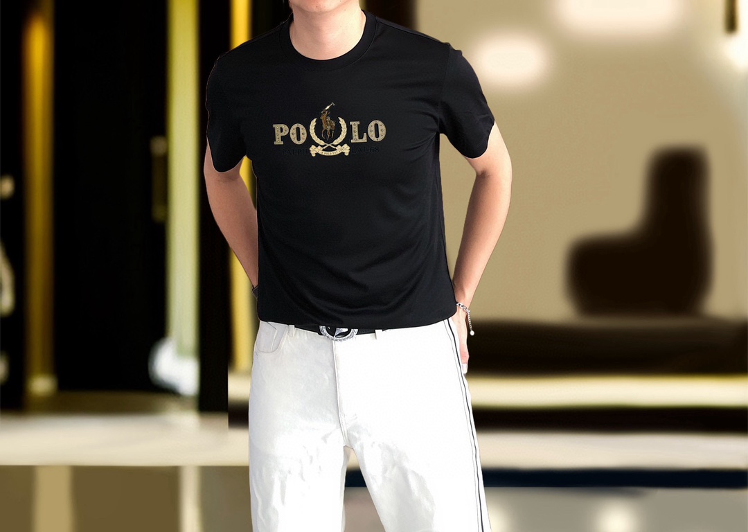   Polo 保罗2025春夏新款原单男士圆领短袖T恤 ✨✨高端定制 时尚百搭✨✨ 柜台同步售卖 🔥🔥胸