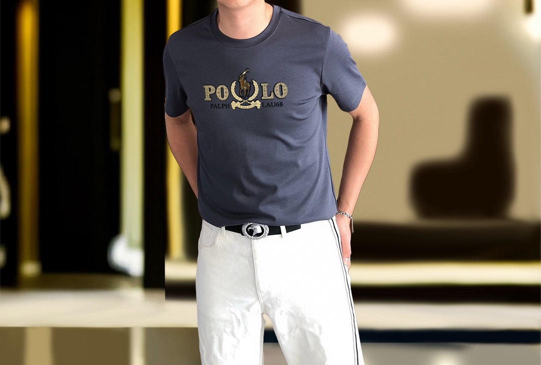   Polo 保罗2025春夏新款原单男士圆领短袖T恤 ✨✨高端定制 时尚百搭✨✨ 柜台同步售卖 🔥🔥胸