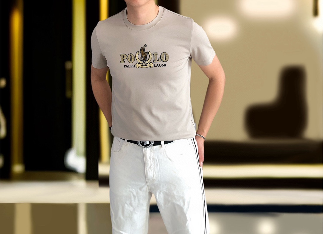   Polo 保罗2025春夏新款原单男士圆领短袖T恤 ✨✨高端定制 时尚百搭✨✨ 柜台同步售卖 🔥🔥胸