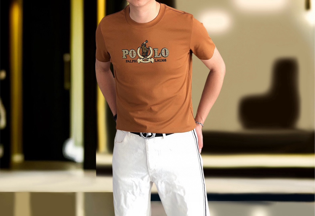   Polo 保罗2025春夏新款原单男士圆领短袖T恤 ✨✨高端定制 时尚百搭✨✨ 柜台同步售卖 🔥🔥胸