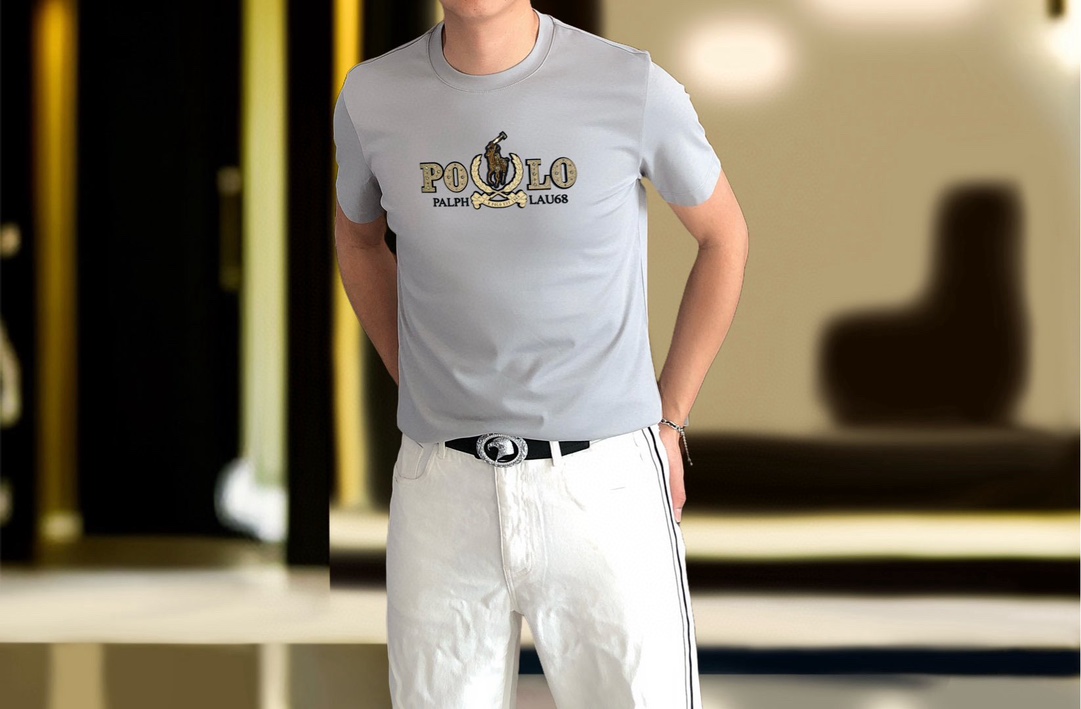   Polo 保罗2025春夏新款原单男士圆领短袖T恤 ✨✨高端定制 时尚百搭✨✨ 柜台同步售卖 🔥🔥胸