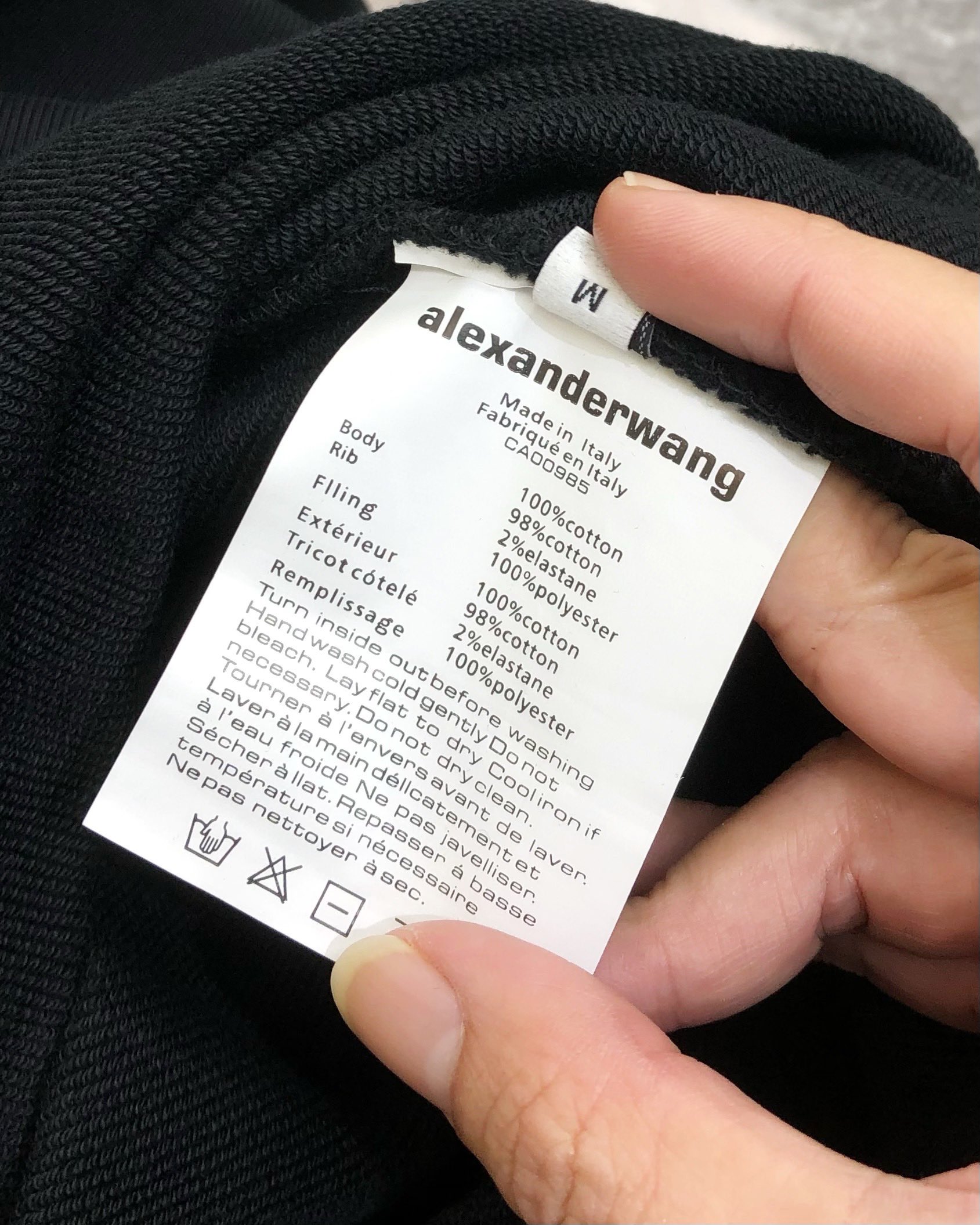   Al*xanderwang 亚历山大王秋冬新款原单男士卫衣 官网款 时尚百搭爆款⚠️OS宽松偏大版型