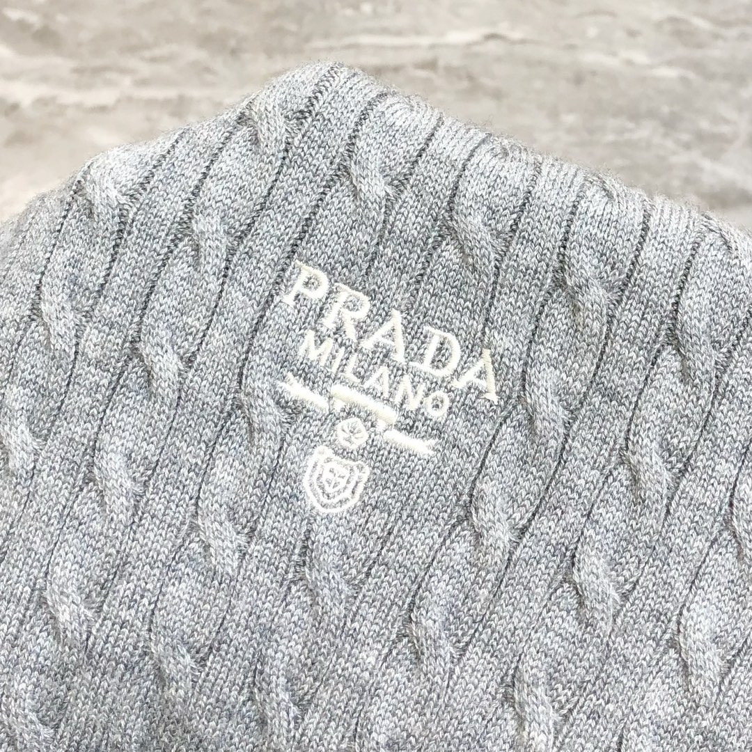   P*ADA 普拉哒秋冬新款男士原单针织圆领毛衣 柜台同步售卖 ✨✨渠道货 高版本🔥🔥爆款 时尚百搭 