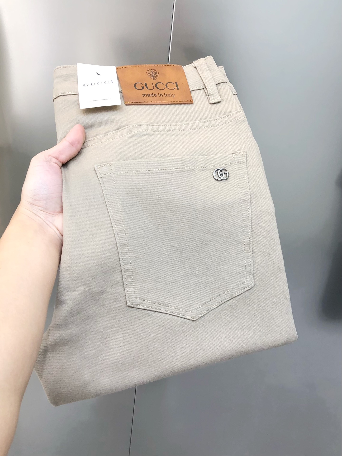  G*cci 古齐2024早秋新款男士修身小脚休闲牛仔裤 官网同步✨✨简洁时尚 爆款 高端定制 原单狠货