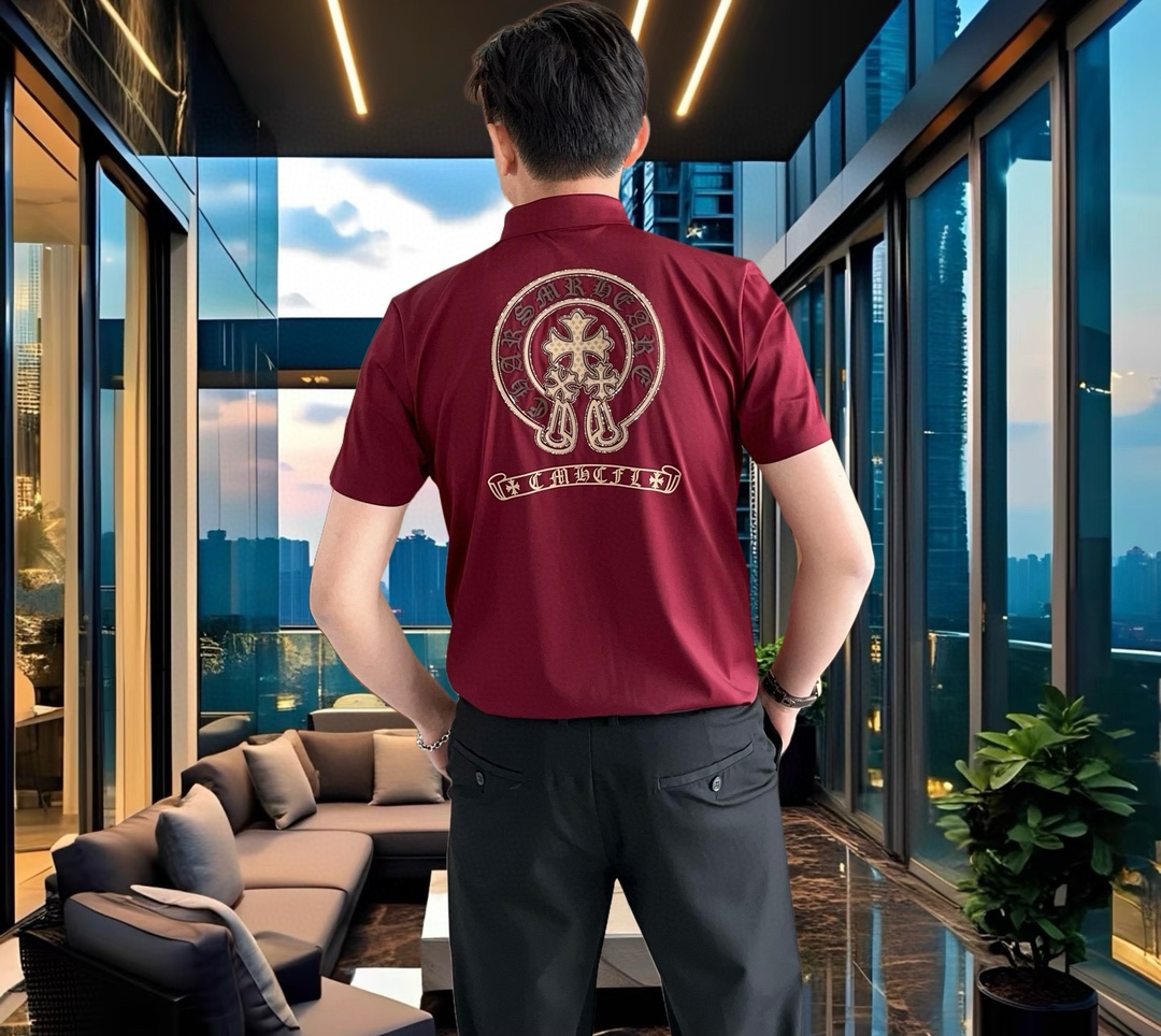  克罗心2025早春新款男士原单休闲短袖衬衫 官网同步发售 ✨简洁时尚百搭 高端品质✨无缝切割包边 印胶