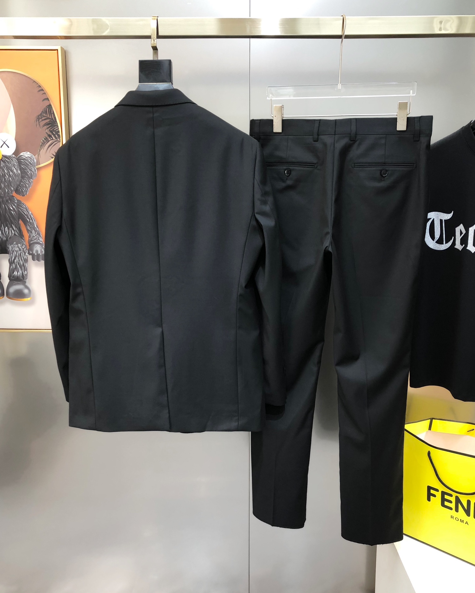 整套 上衣 西裤 D*or 迪奥2025早春新款原单男士商务休闲西装套装 西服外套西裤 可拆开售卖⚠️官