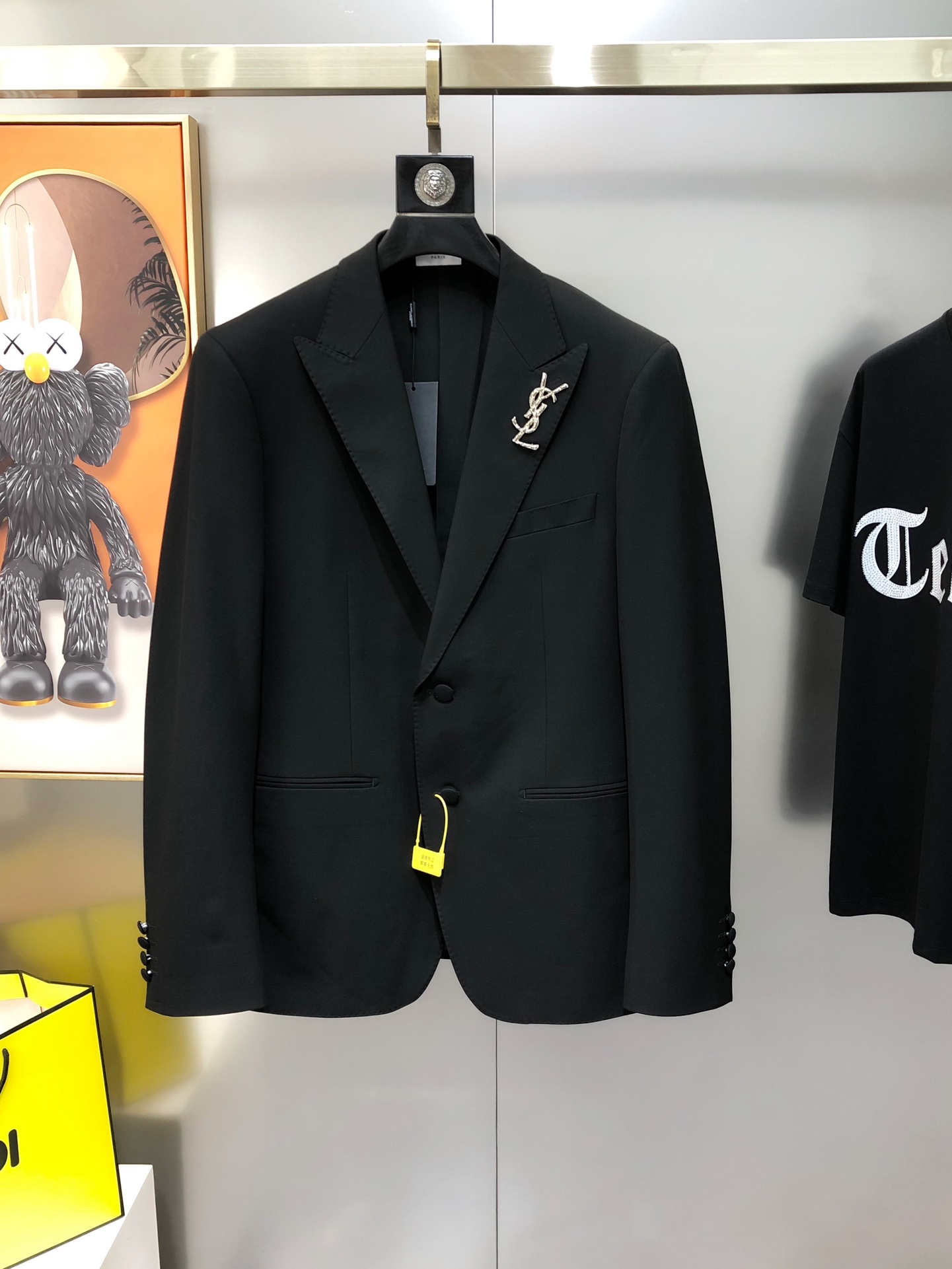 整套售卖不拆 YSL 圣罗兰早春新款原单男士商务休闲西装套装 西服外套西裤 官网同步售卖  ✨高端定制 