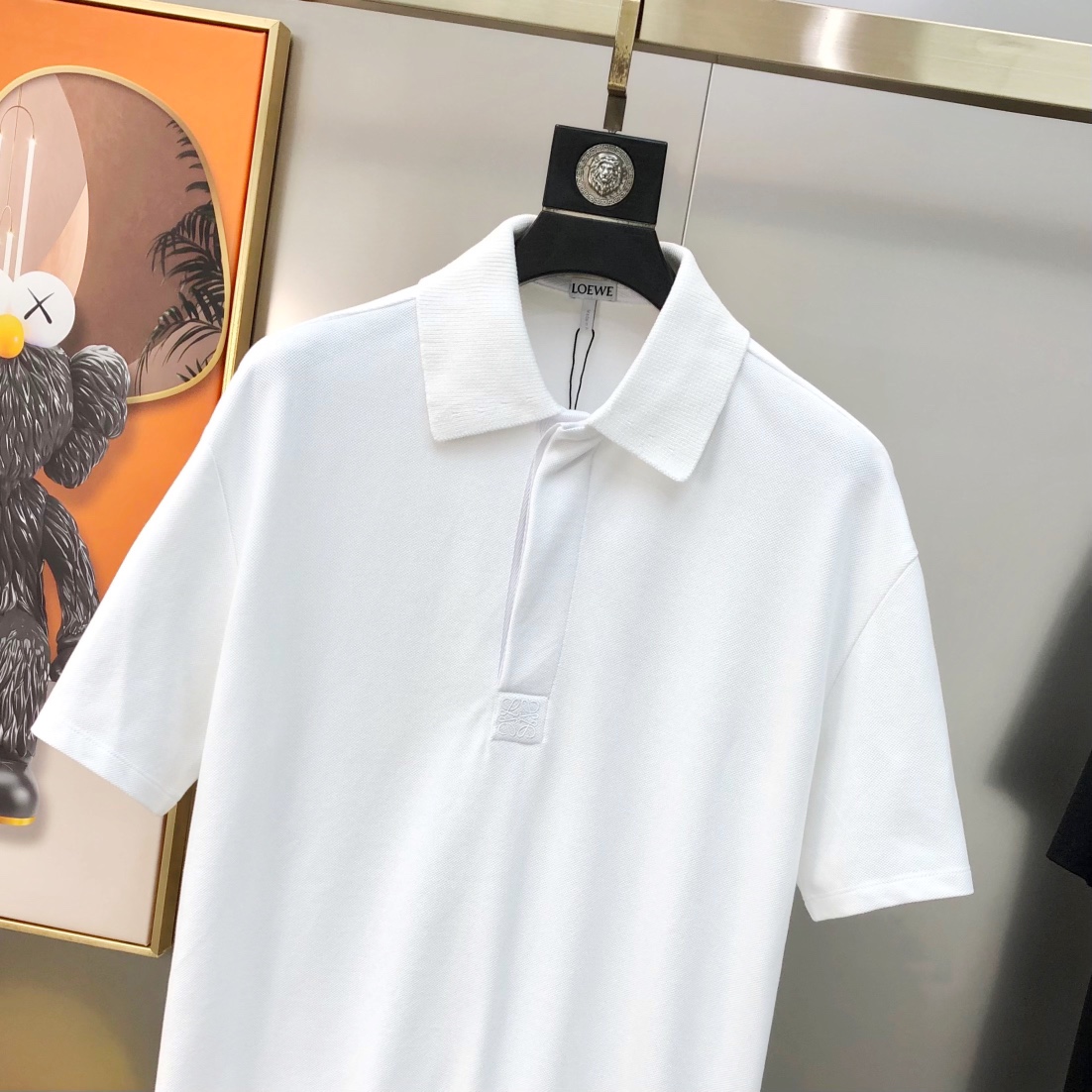  L*EWE 罗意葳2025春夏新款原单男士翻领短袖Polo衫T恤 官网经典爆款🔥  OS宽松版型✨简洁