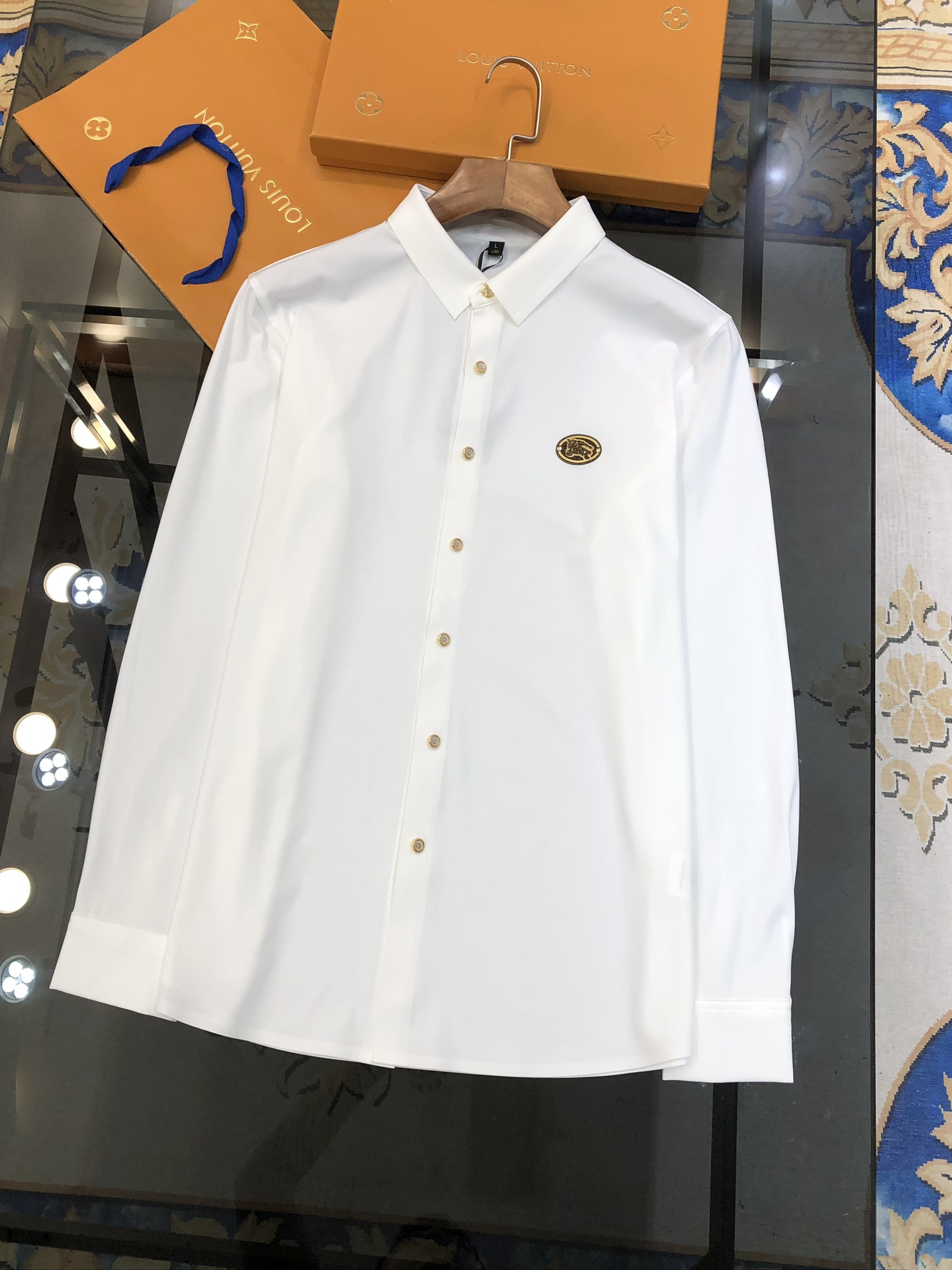  BURBE** 巴宝莉新款男士原单休闲长袖衬衫 官网同步发售 ✨简洁时尚百搭 高端品质✨无缝切割包边 