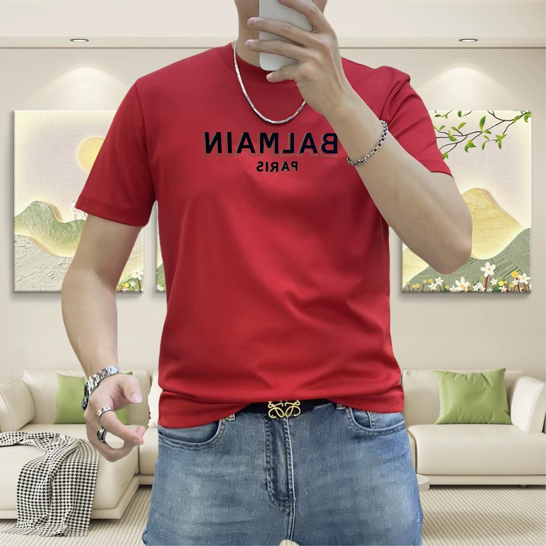B*LMAIN Spring/Summer 2025 High-End Customized T-Shirts with Tycoon Gel Letter Logo - 图片 8